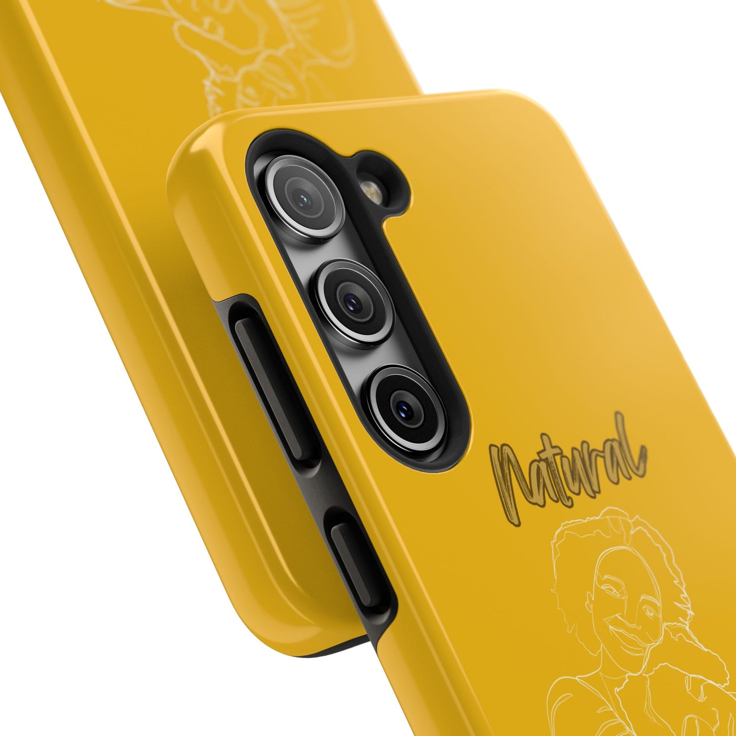 Natural Woman Loving Embrace (WL)Tough Phone Cases YELLOW