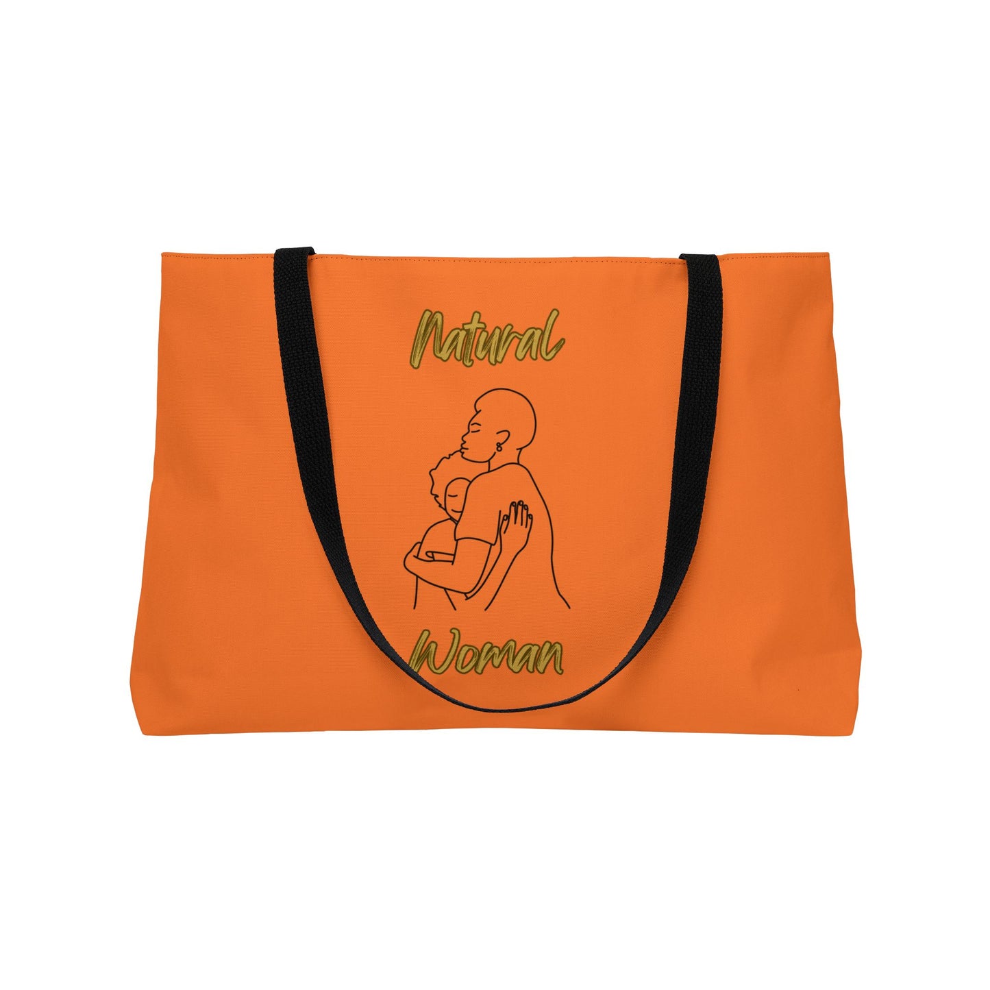 Natural Woman Safe With Momma (BL) Weekender Tote Bag CRUSTA