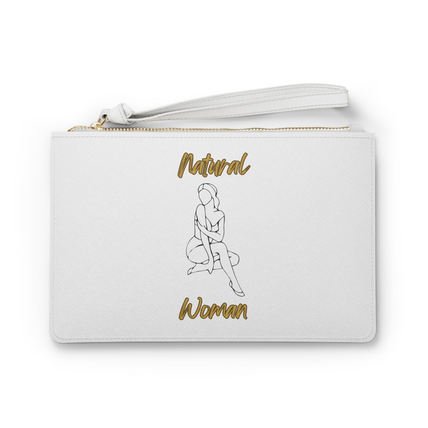 Natural Woman Shoulder Action (BL) Clutch Bag WHITE