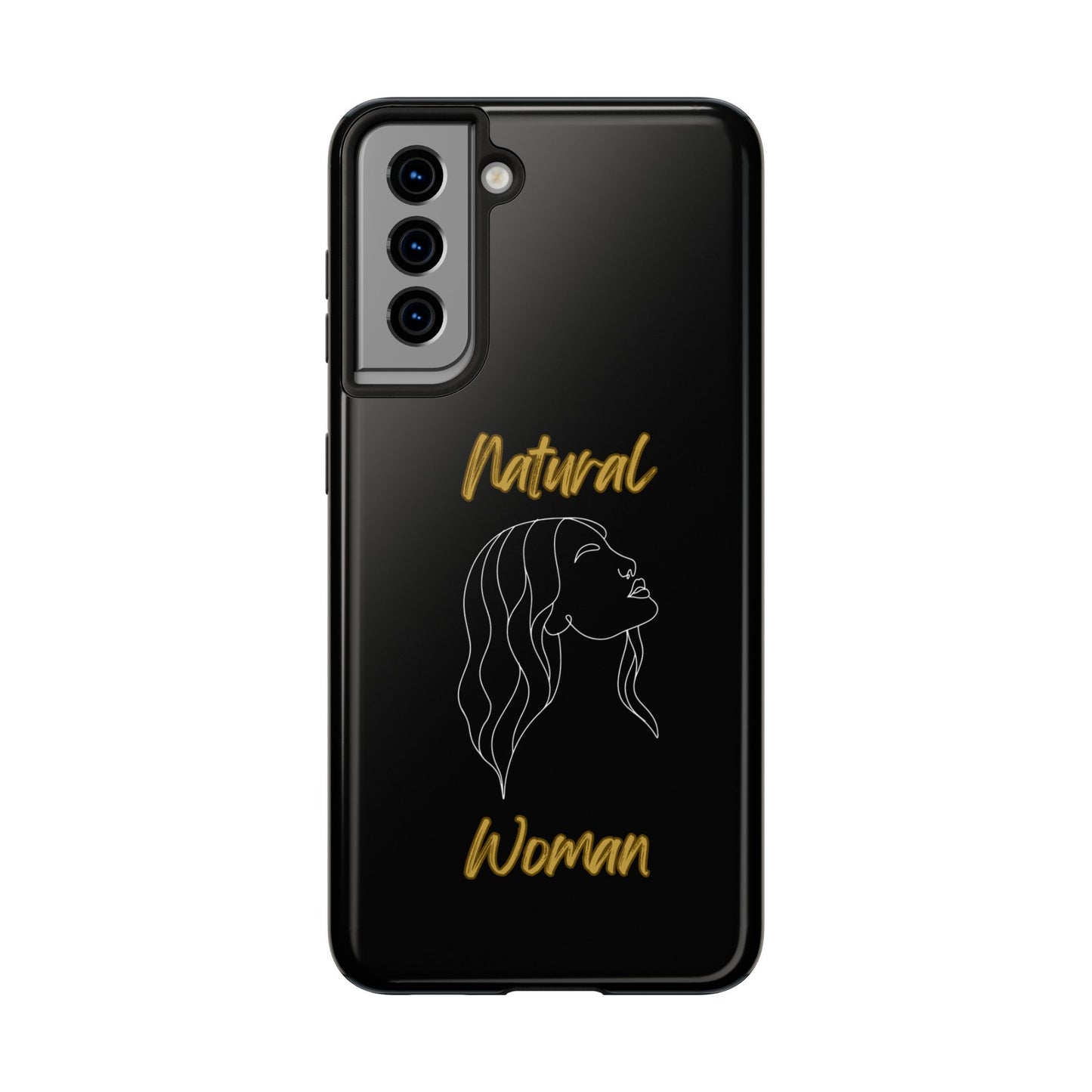 Natural Woman Breeze On Face (WL)Tough Phone Cases BLACK