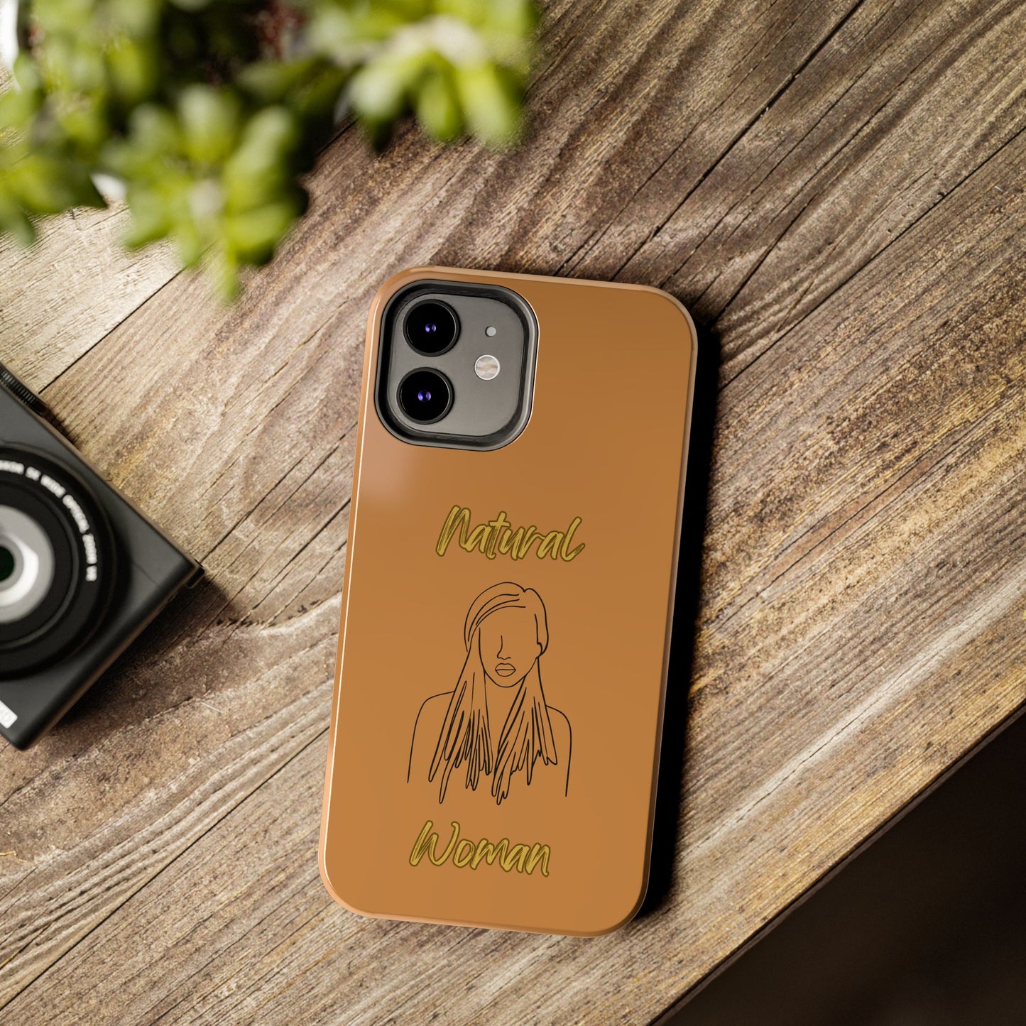 Natural Woman Content (BL)Tough Phone Cases LIGHT BROWN