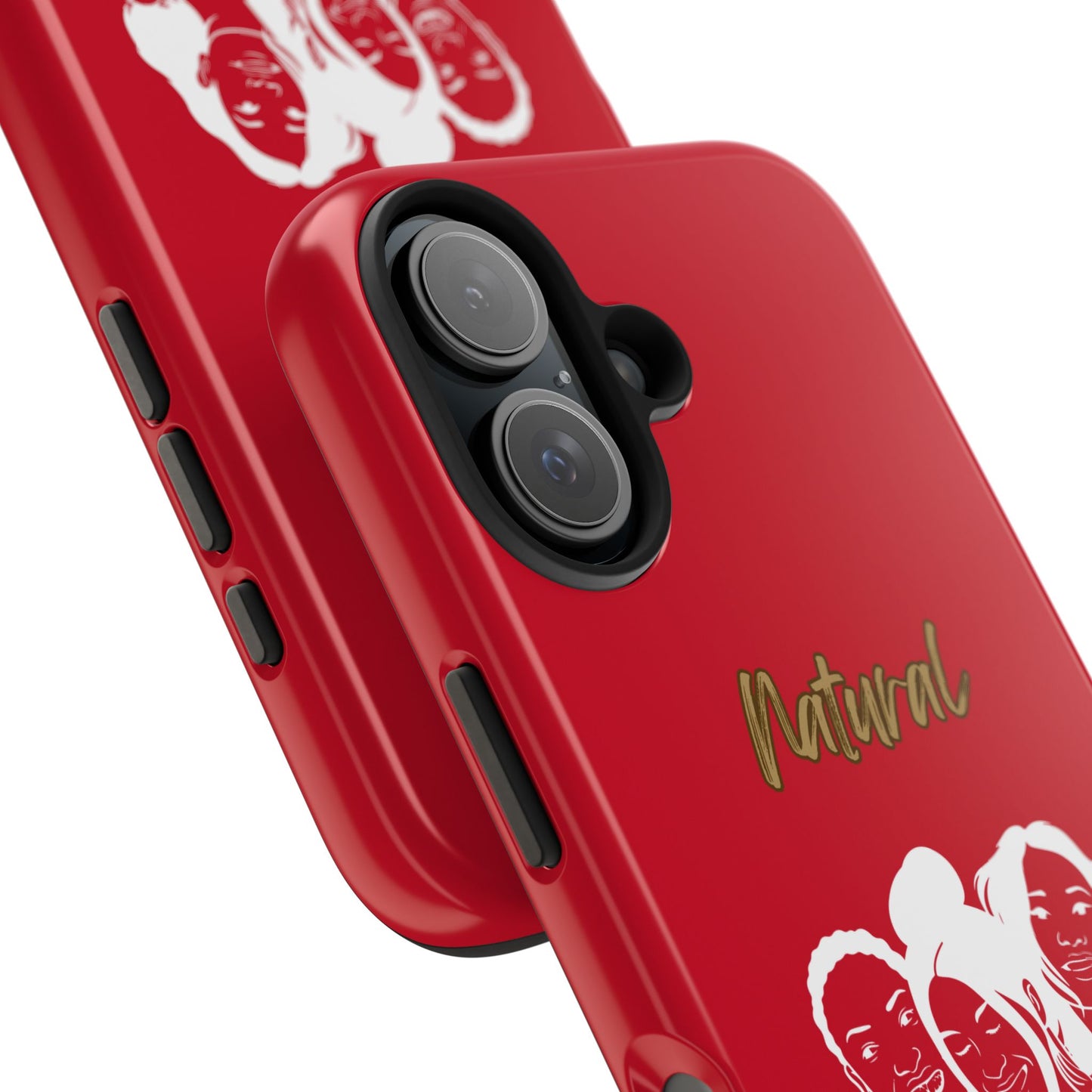 Natural Women Laughing Friends (WL)Tough Phone Cases DARK RED