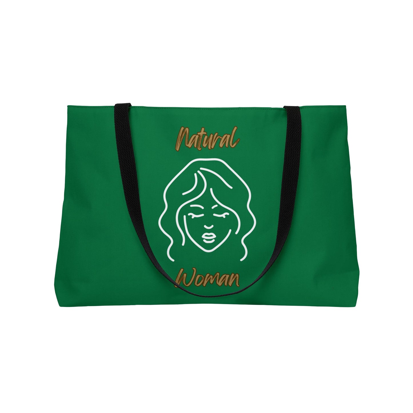 Natural Woman Modest (WL) Weekender Tote Bag DARK GREEN