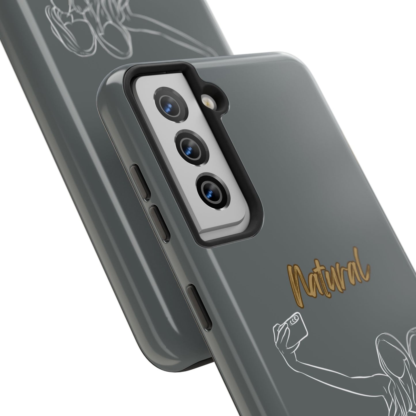 Natural Woman Friends Selfie (WL)Tough Phone Cases DARK GREY