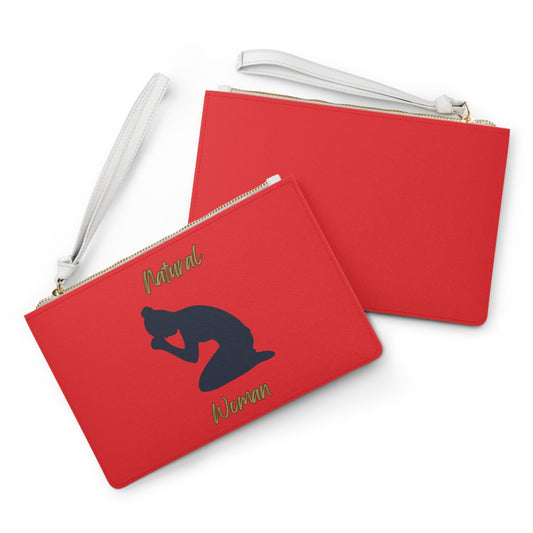 Natural Woman Pray (BL) Clutch Bag RED