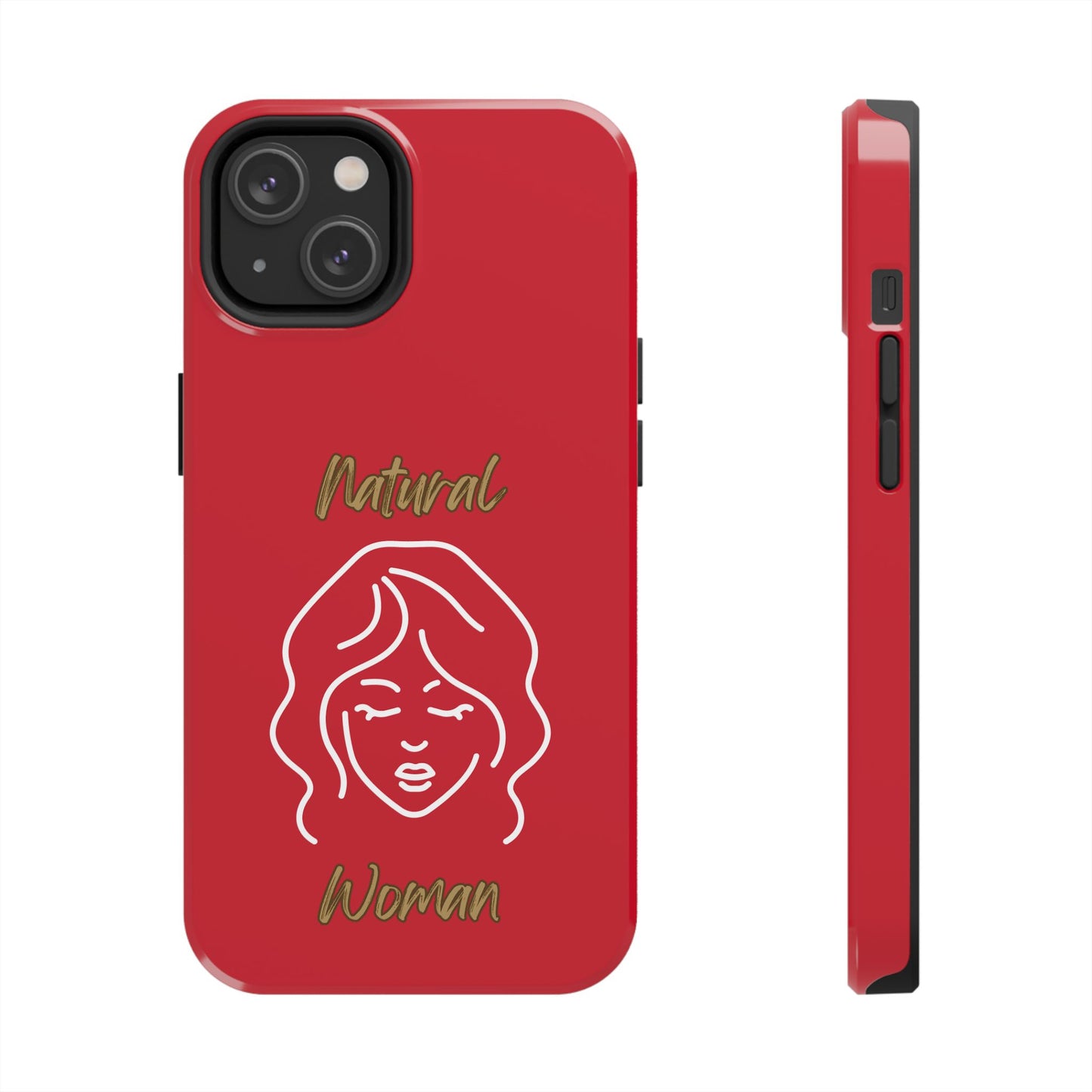 Natural Woman Modest (WL)Tough Phone Cases DARK RED