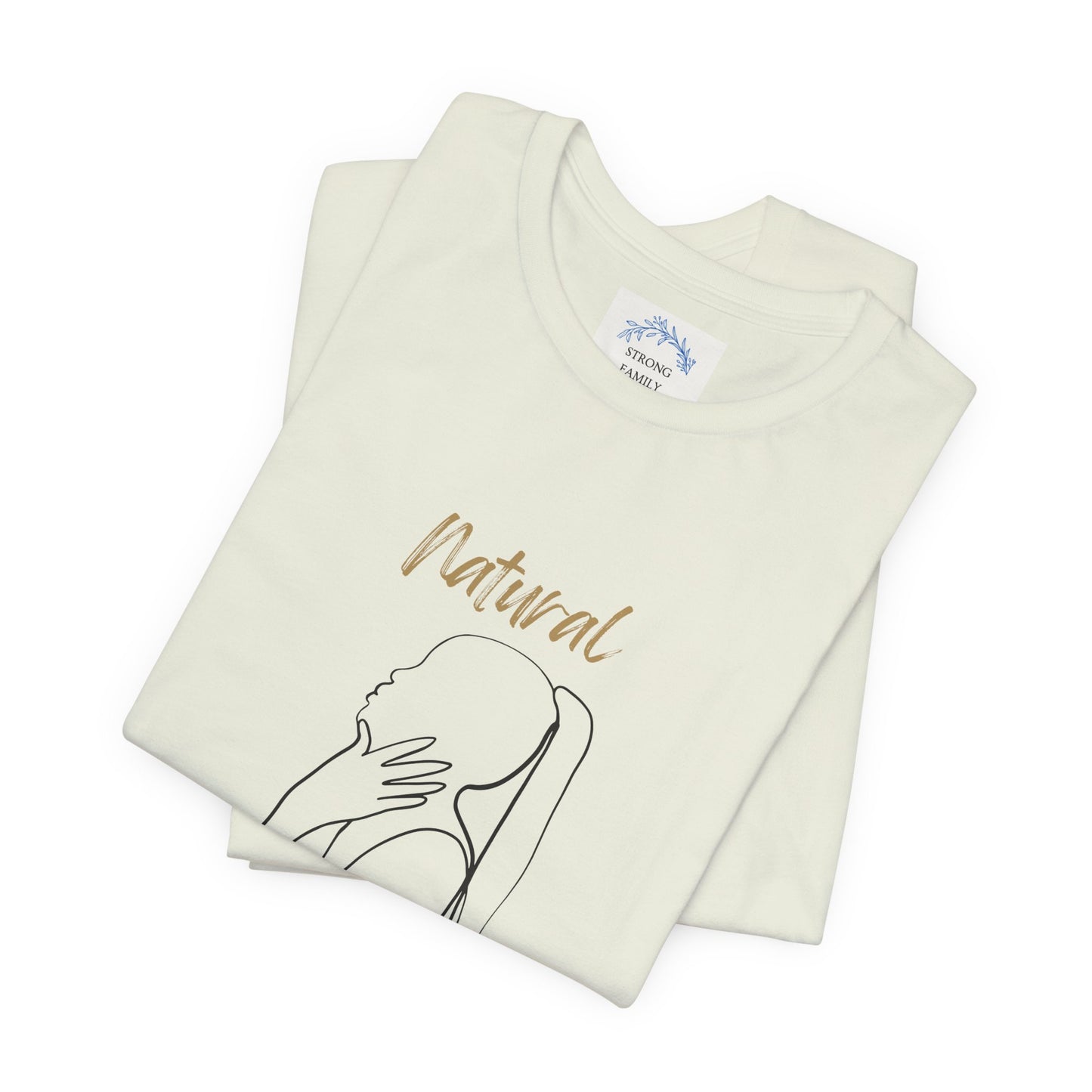 Natural Woman Ponytail (BL) Short Sleeve T-Shirt