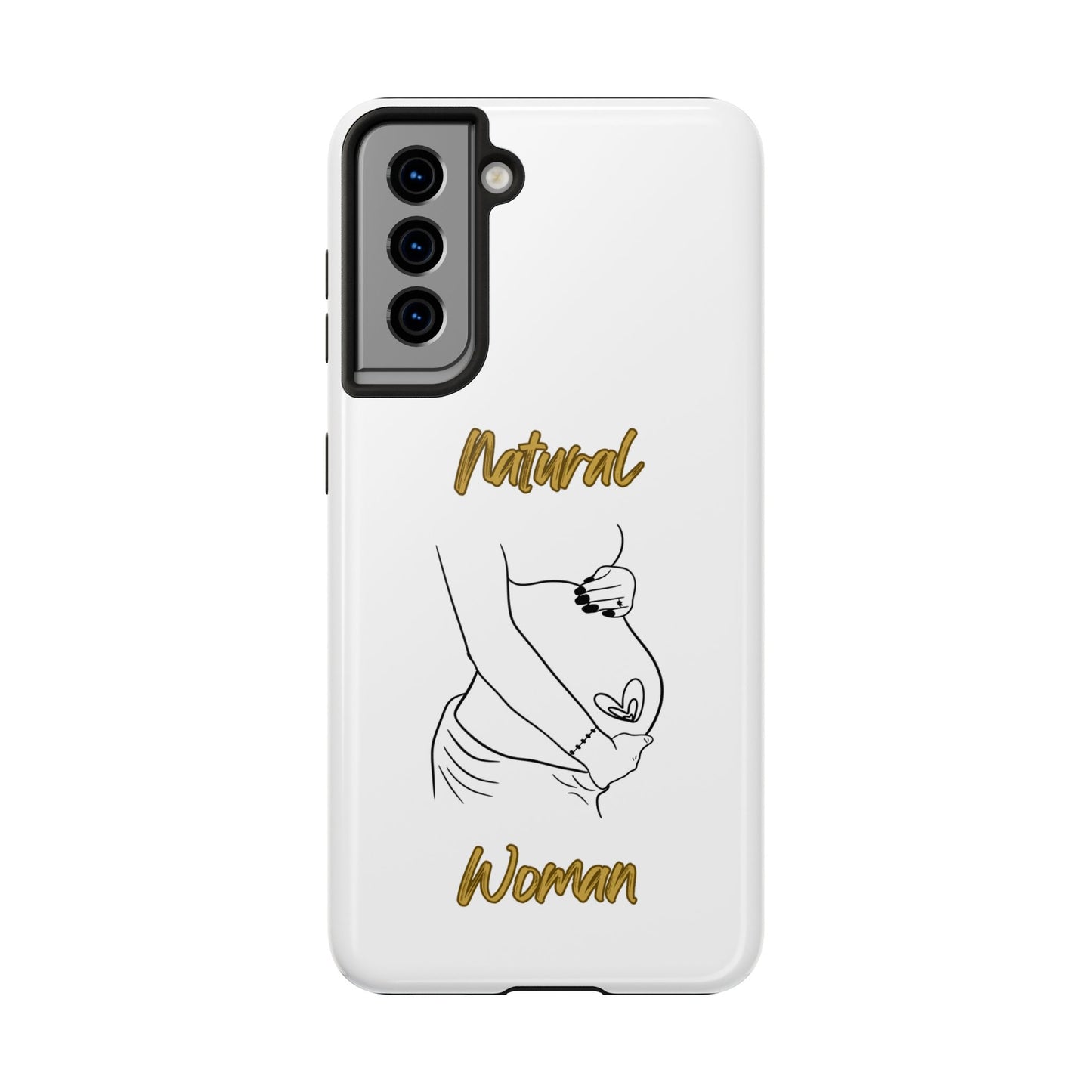 Natural Woman Loved In & Out (BL)Tough Phone Cases WHITE