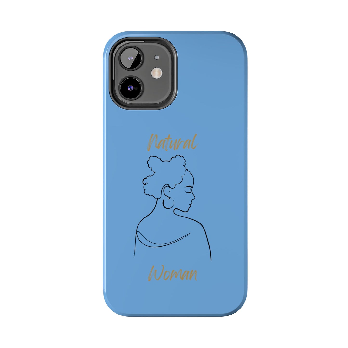 Natural Woman Twists (BL) Tough Phone Cases LIGHT BLUE