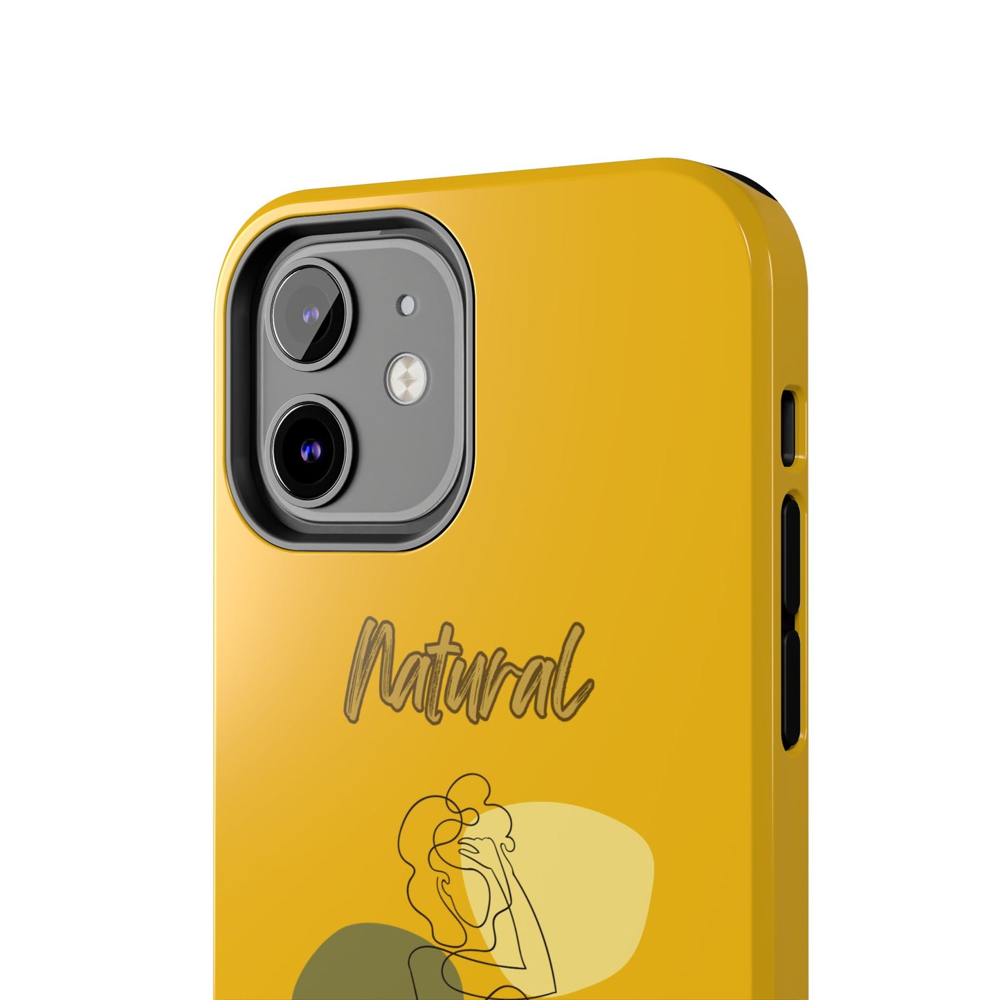 Natural Woman Colorful Pose (BL)Tough Phone Cases YELLOW