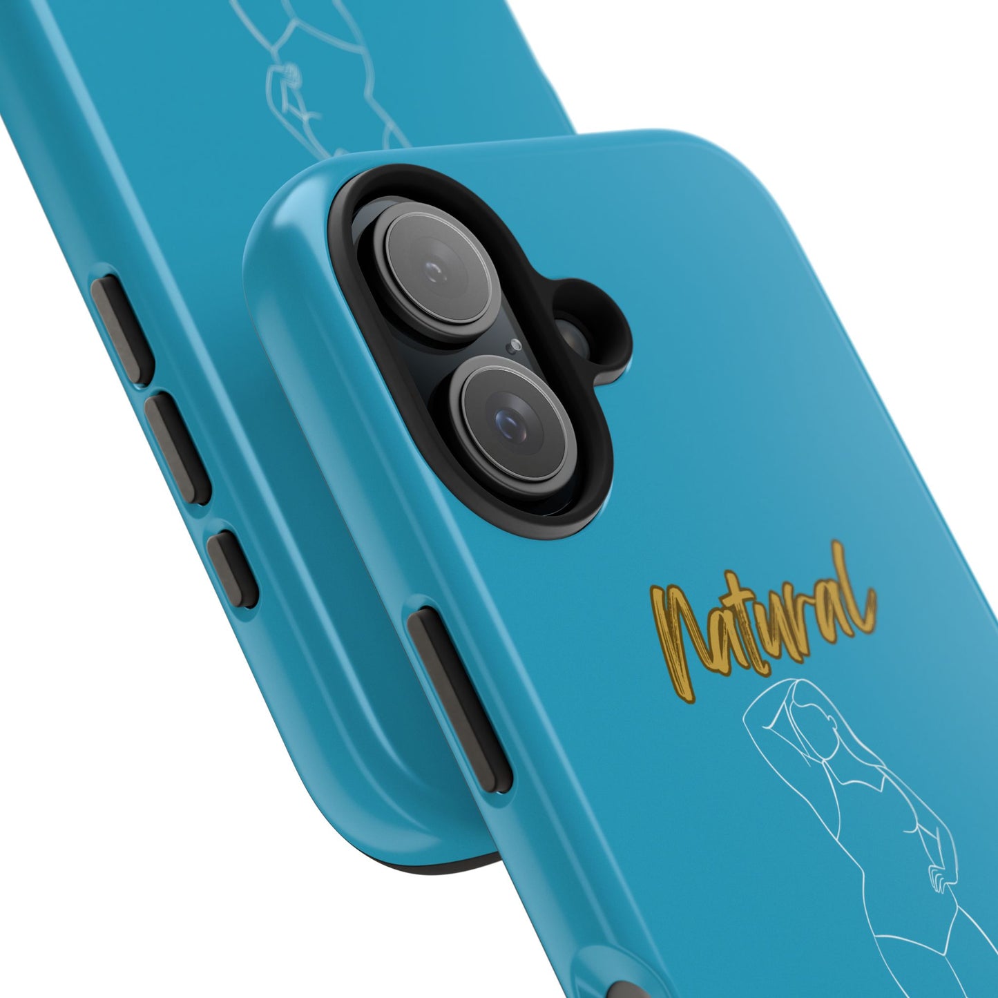 Natural Woman Looking Good (WL)Tough Phone Cases TURQUOISE