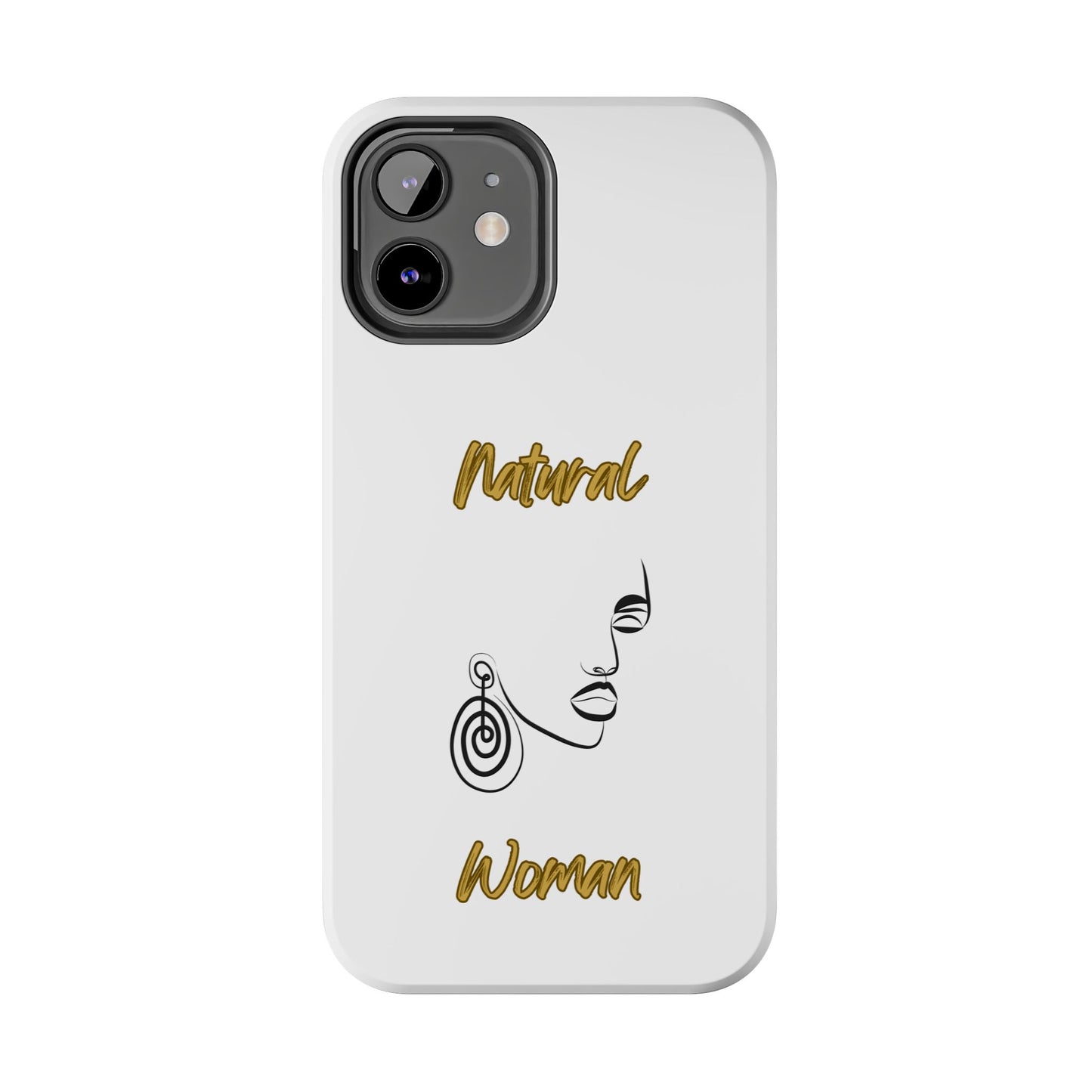 Natural Woman Music In My Soul (BL)Tough Phone Cases WHITE