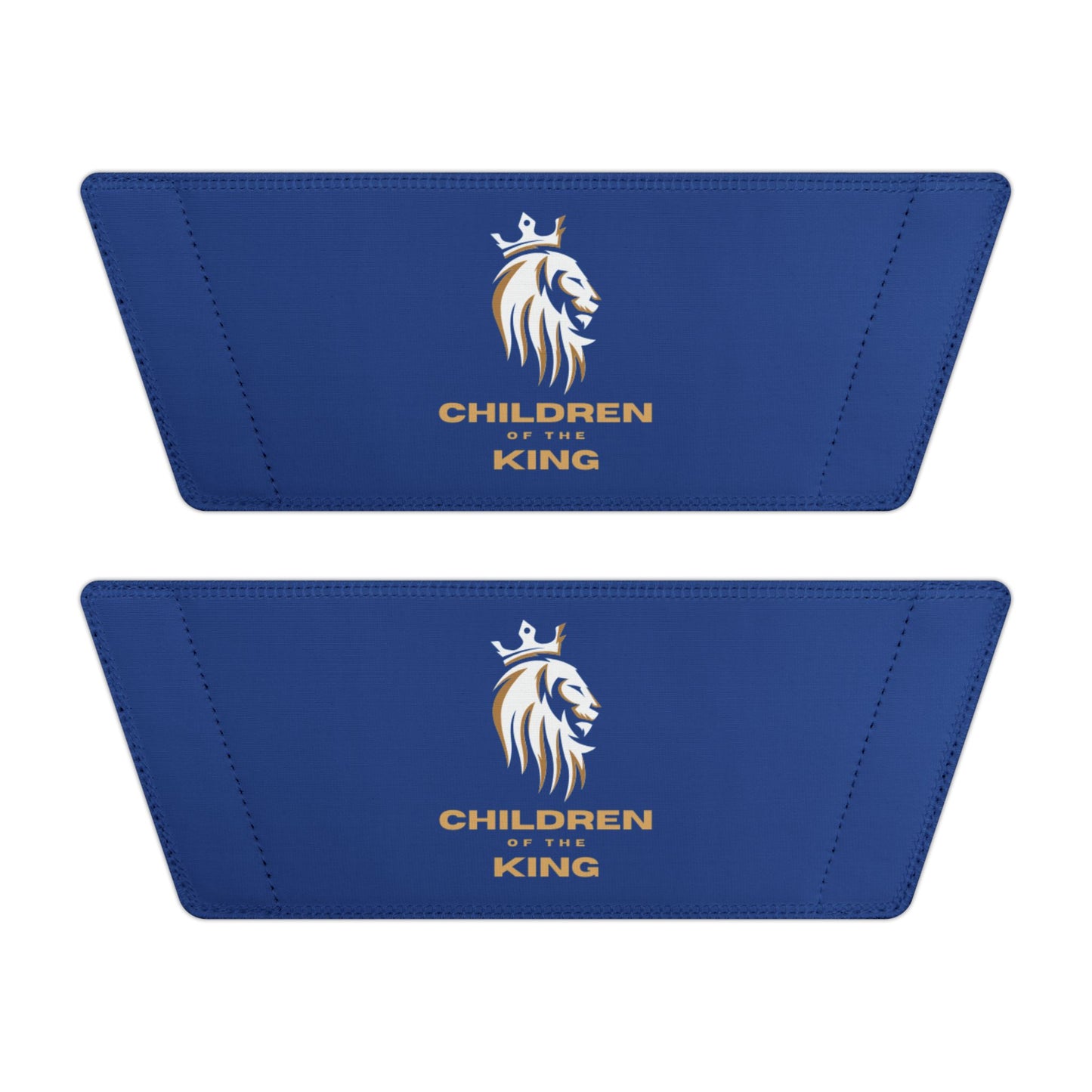 "Children of the King" WHITE Lion - DARK BLUE Youth Slide Sandals