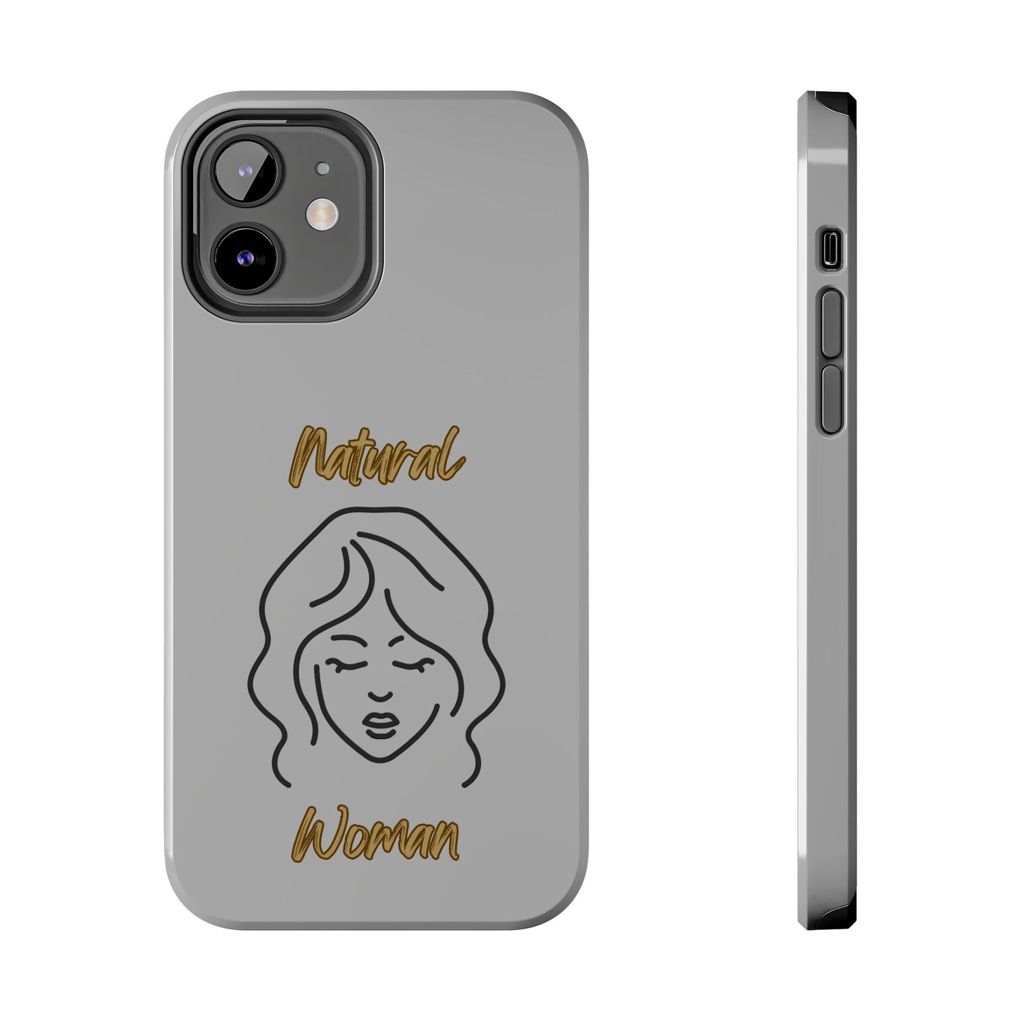 Natural Woman Modest (BL)Tough Phone Cases LIGHT GREY
