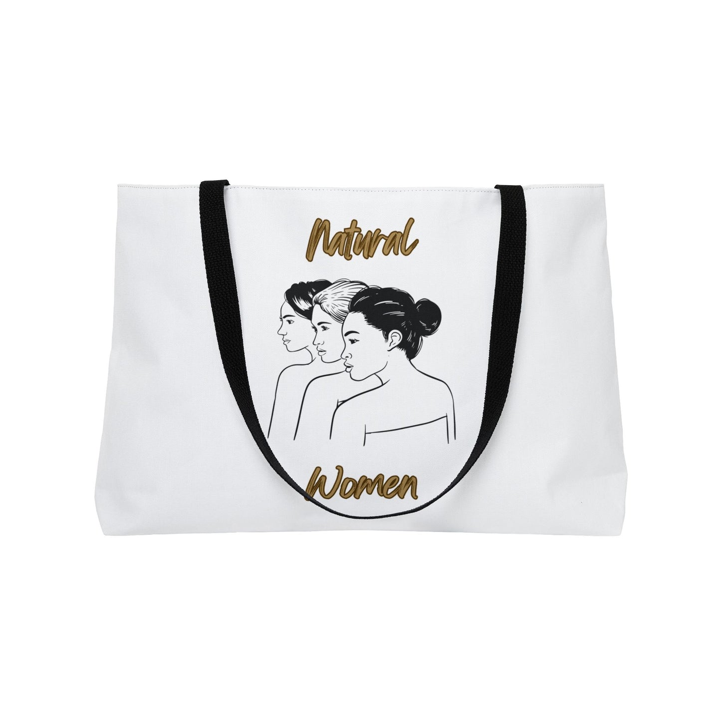 Natural Women United Friends (BL) Weekender Tote Bag WHITE