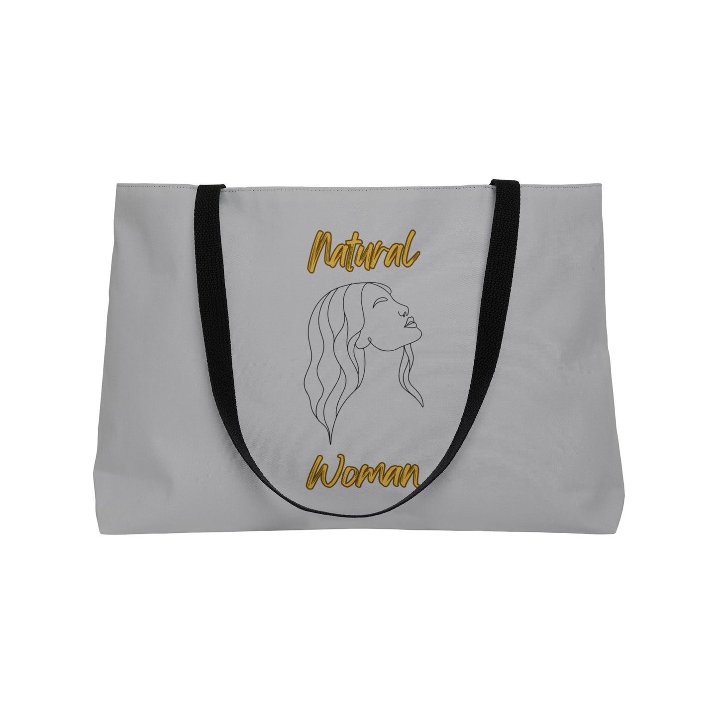 Natural Woman Breeze On Face (BL) Weekender Tote Bag LIGHT GREY