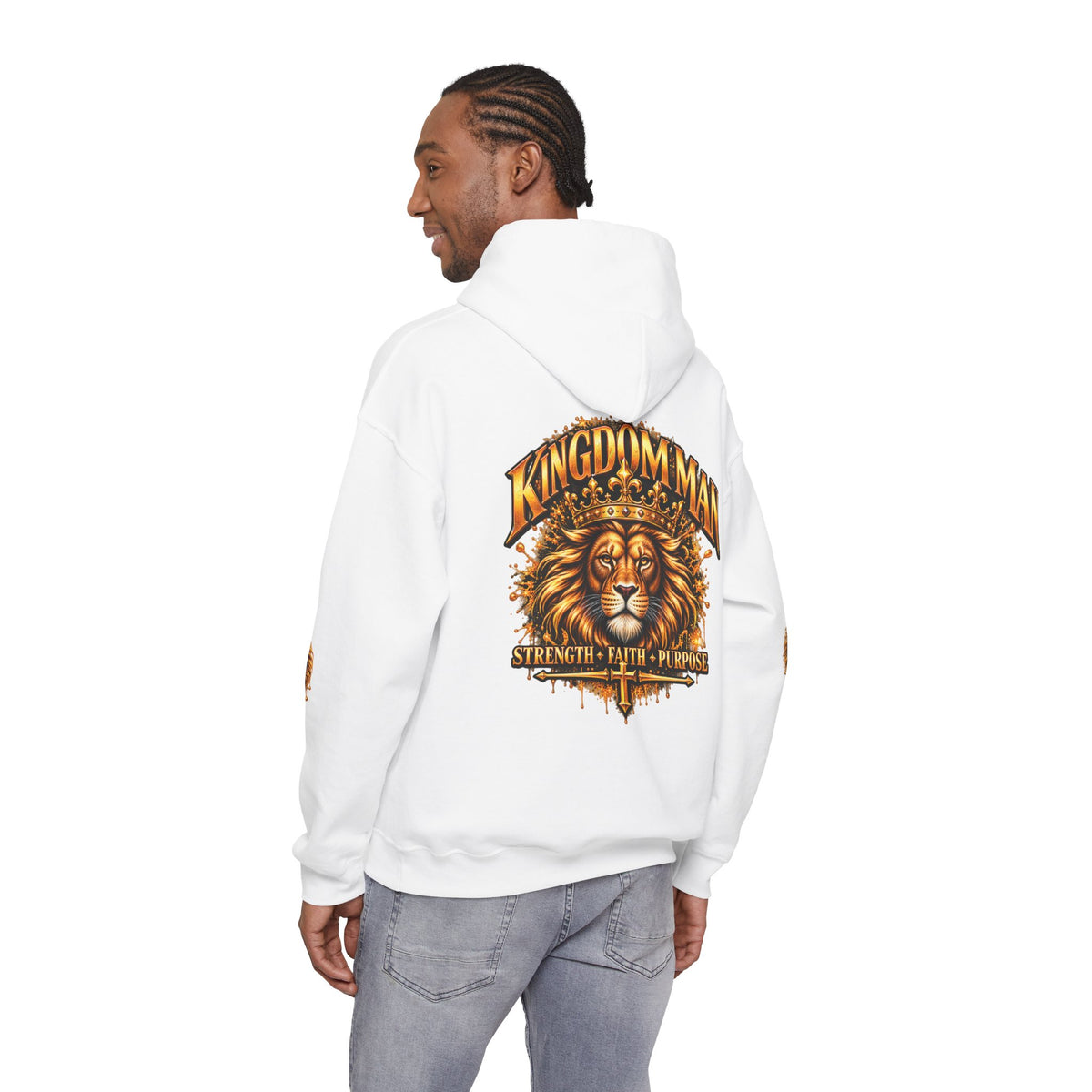 KINGDOM MAN™ Crowned Lion Hoodie