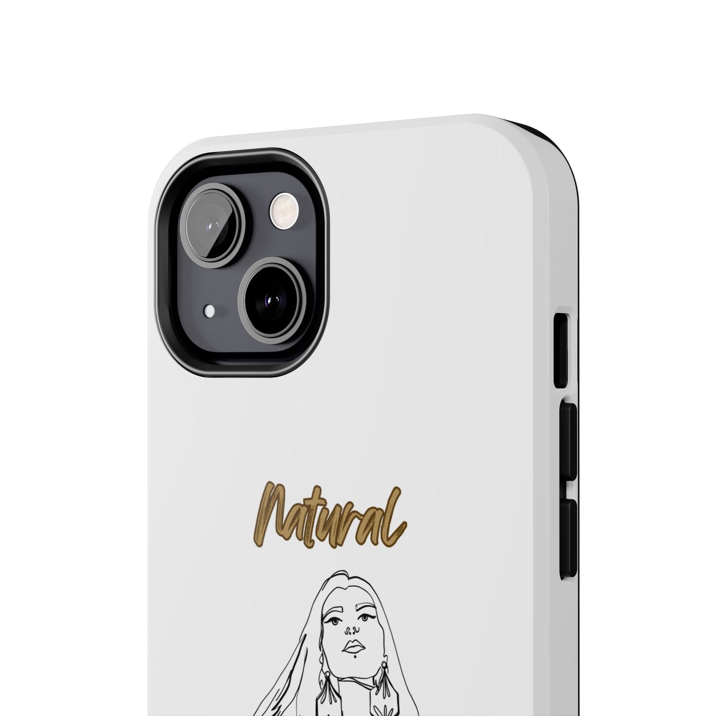 Natural Woman Thinking (BL)Tough Phone Cases WHITE