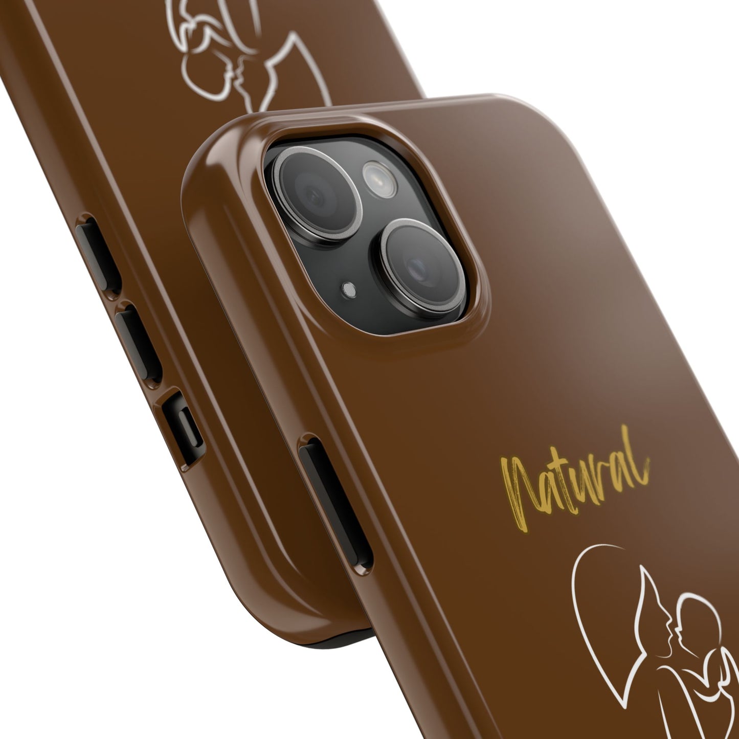 Natural Woman Long Awaited (WL)Tough Phone Cases BROWN