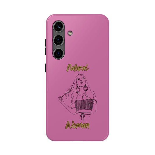 Natural Woman Thinking (BL)Tough Phone Cases LIGHT PINK