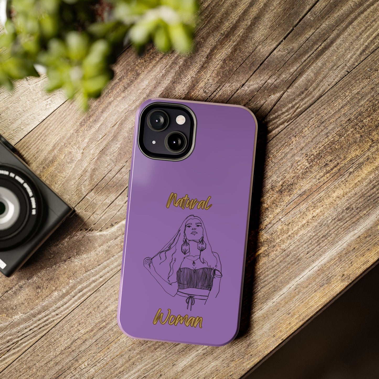 Natural Woman Thinking (BL)Tough Phone Cases LIGHT PURPLE