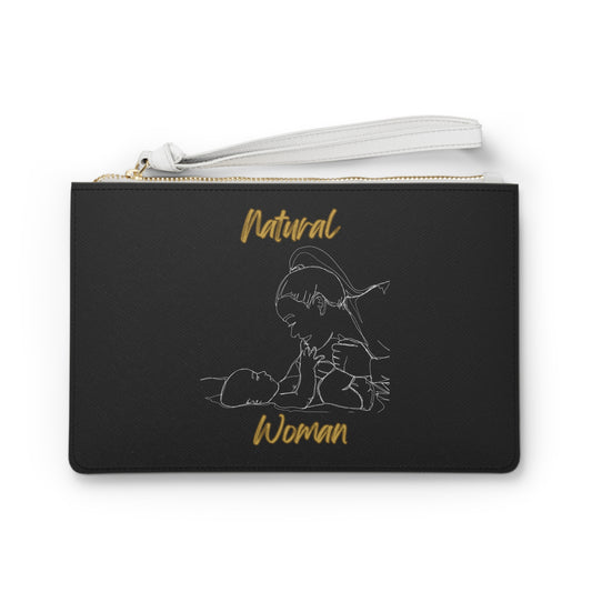 Natural Woman New Life (WL) Clutch Bag BLACK