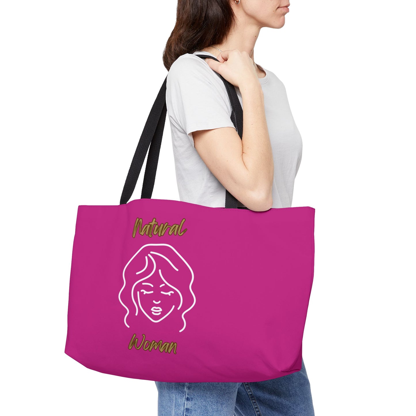 Natural Woman Modest (WL) Weekender Tote Bag PINK