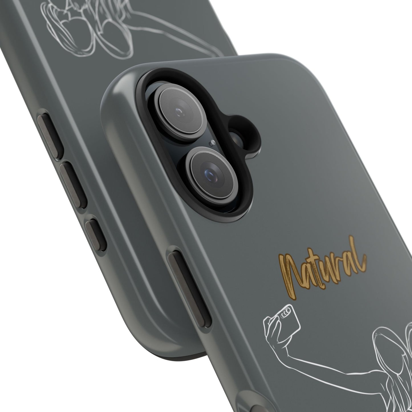 Natural Woman Friends Selfie (WL)Tough Phone Cases DARK GREY