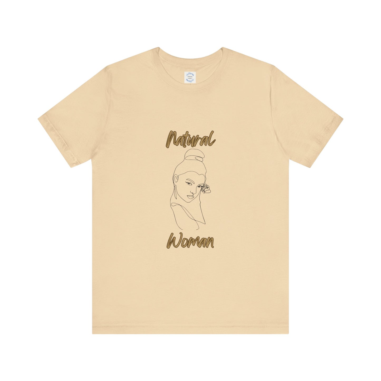 Natural Woman Sassy Bun (BL) Short Sleeve T-Shirt