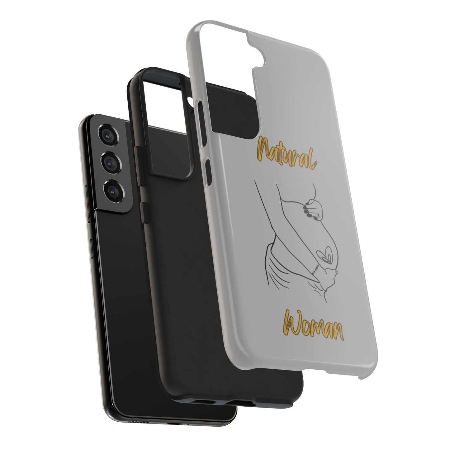 Natural Woman Loved In & Out (BL)Tough Phone Cases LIGHT GREY