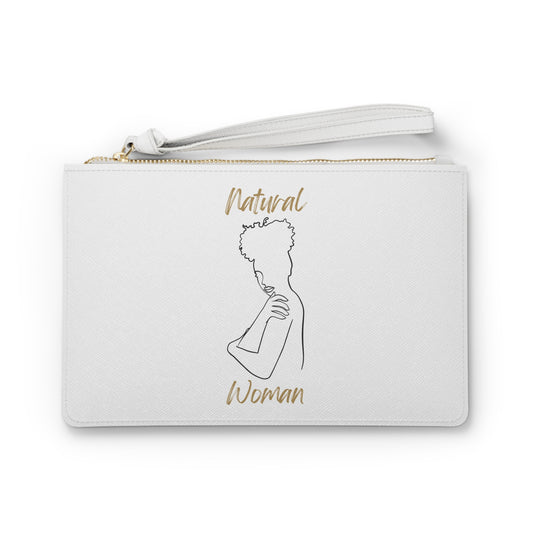 Natural Woman Sassy (BL) Clutch Bag WHITE