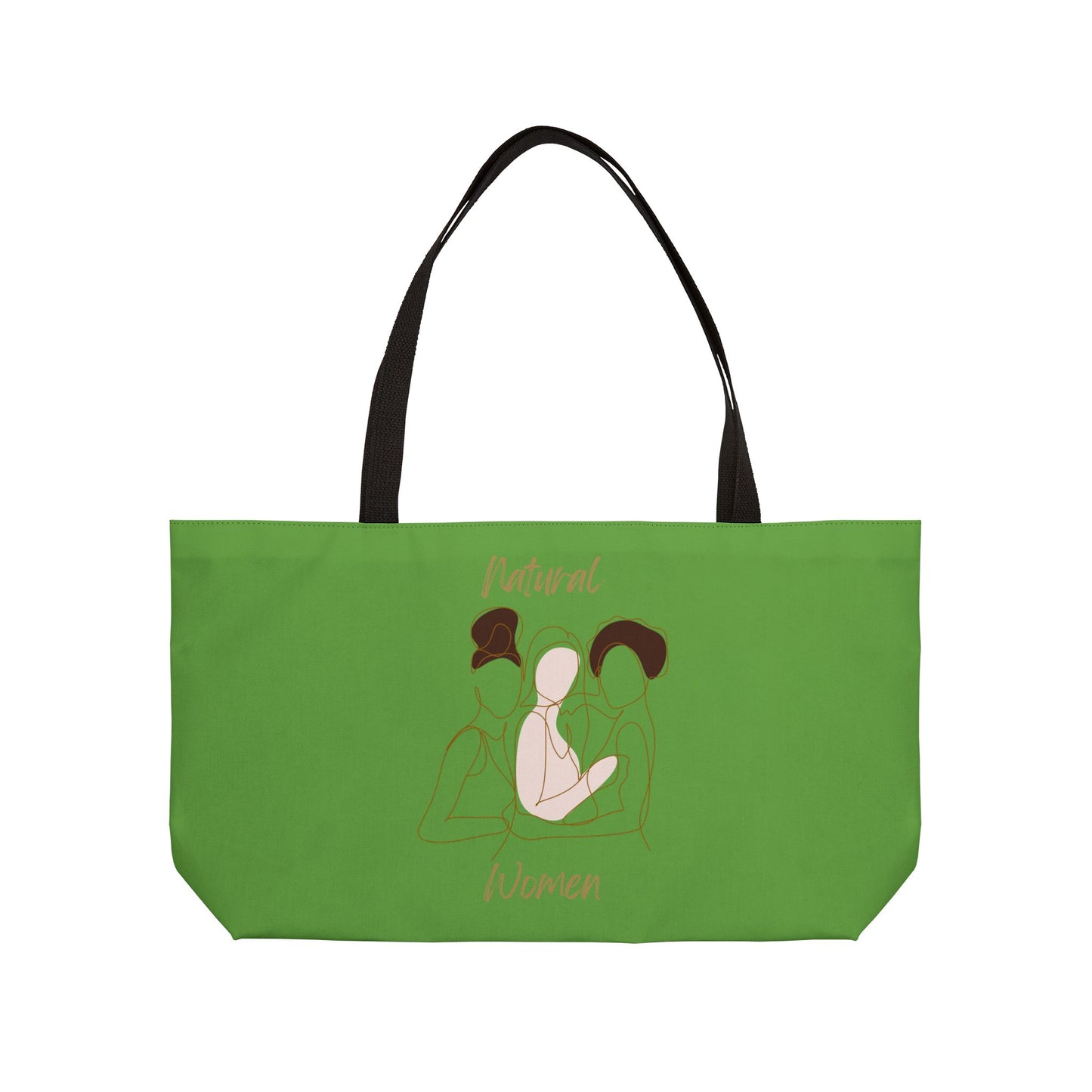 Natural Women Friends (BL) Weekender Tote Bag GREEN