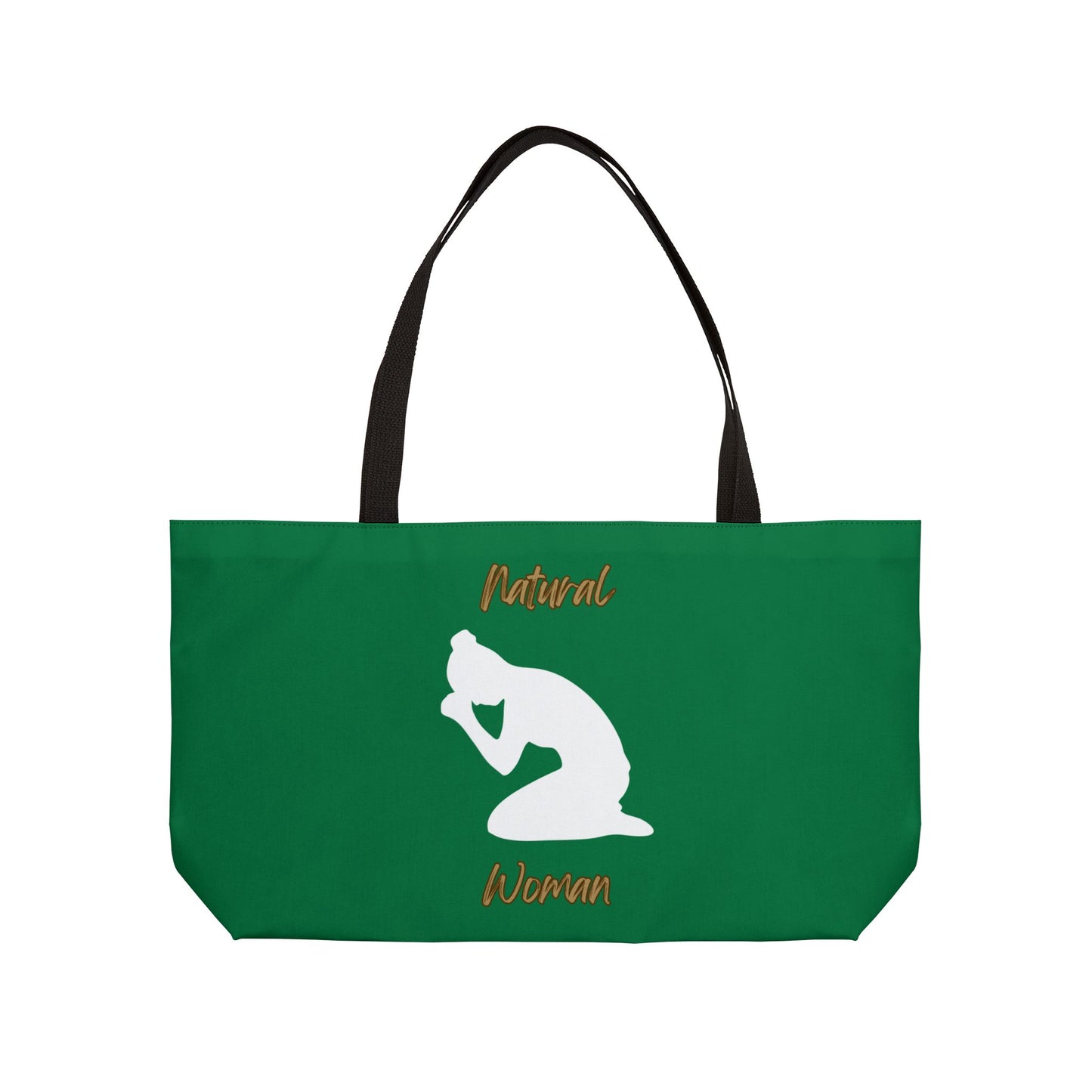 Natural Woman Pray (WL) Weekender Tote Bag DARK GREEN