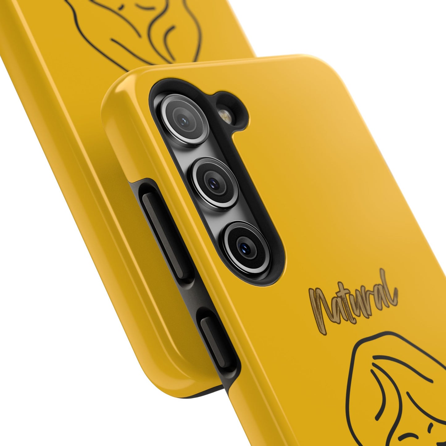 Natural Woman Modest (BL)Tough Phone Cases YELLOW