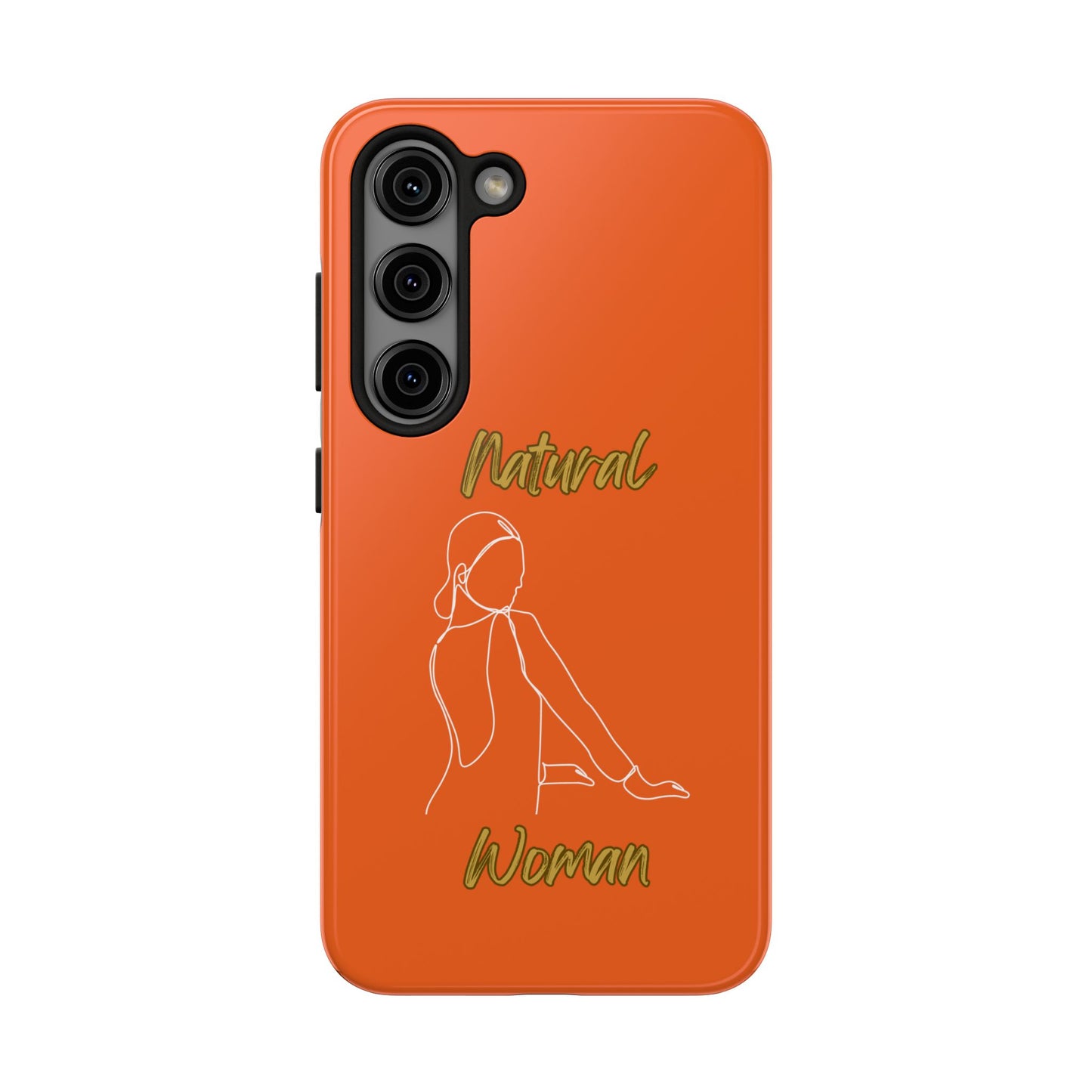 Natural Woman Hands Free (WL)Tough Phone Cases ORANGE