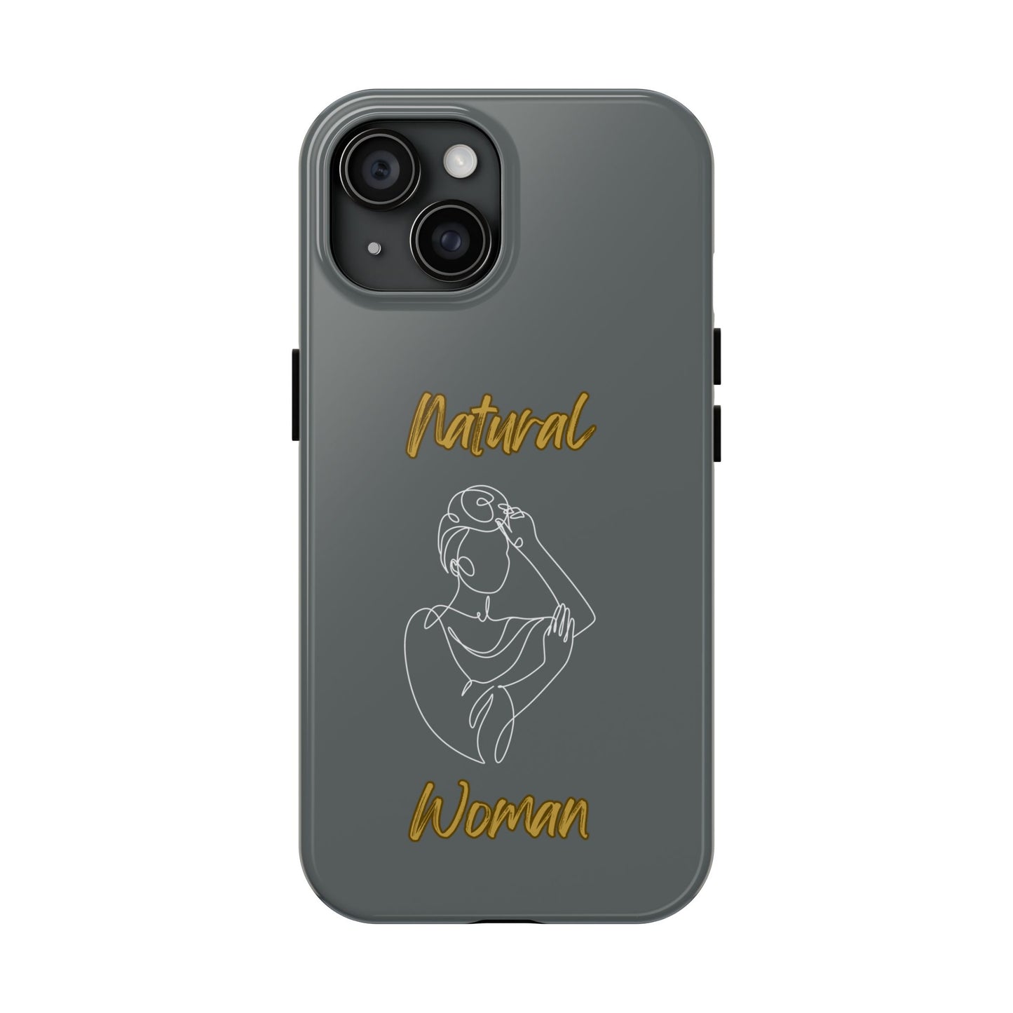 Natural Woman Style (WL)Tough Phone Cases DARK GREY
