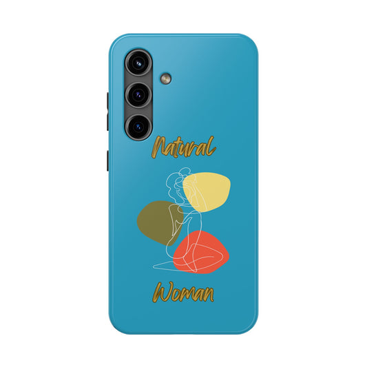 Natural Woman Colorful Pose (WL)Tough Phone Cases TURQUOISE