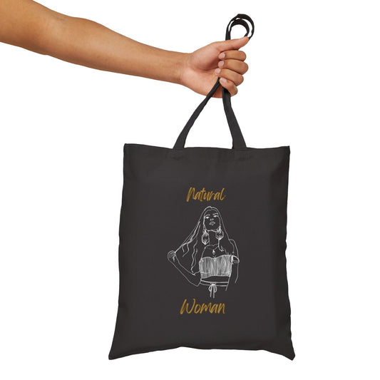 Natural Woman Thinking (WL) Canvas Tote Bag