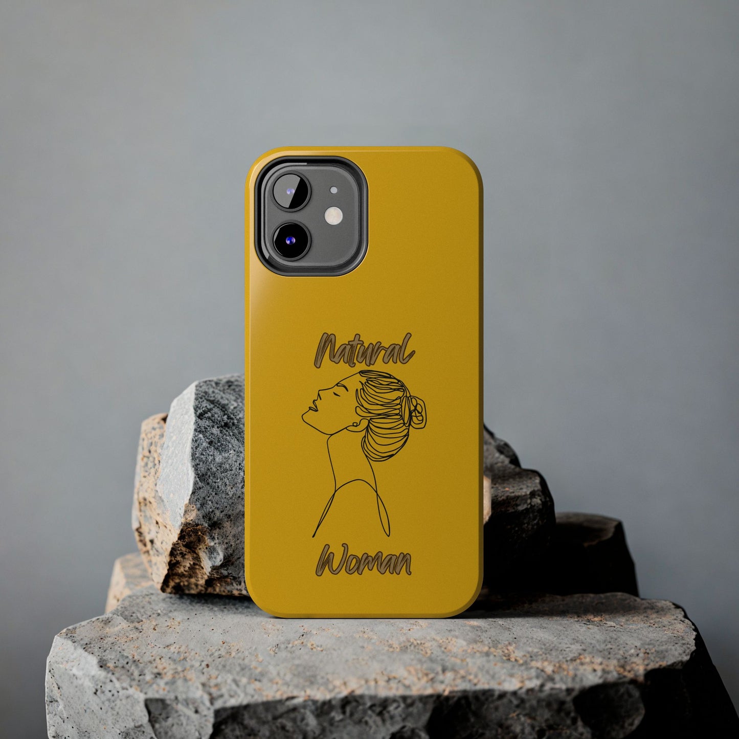 Natural Woman Wet Bun (BL) Tough Phone Cases YELLOW