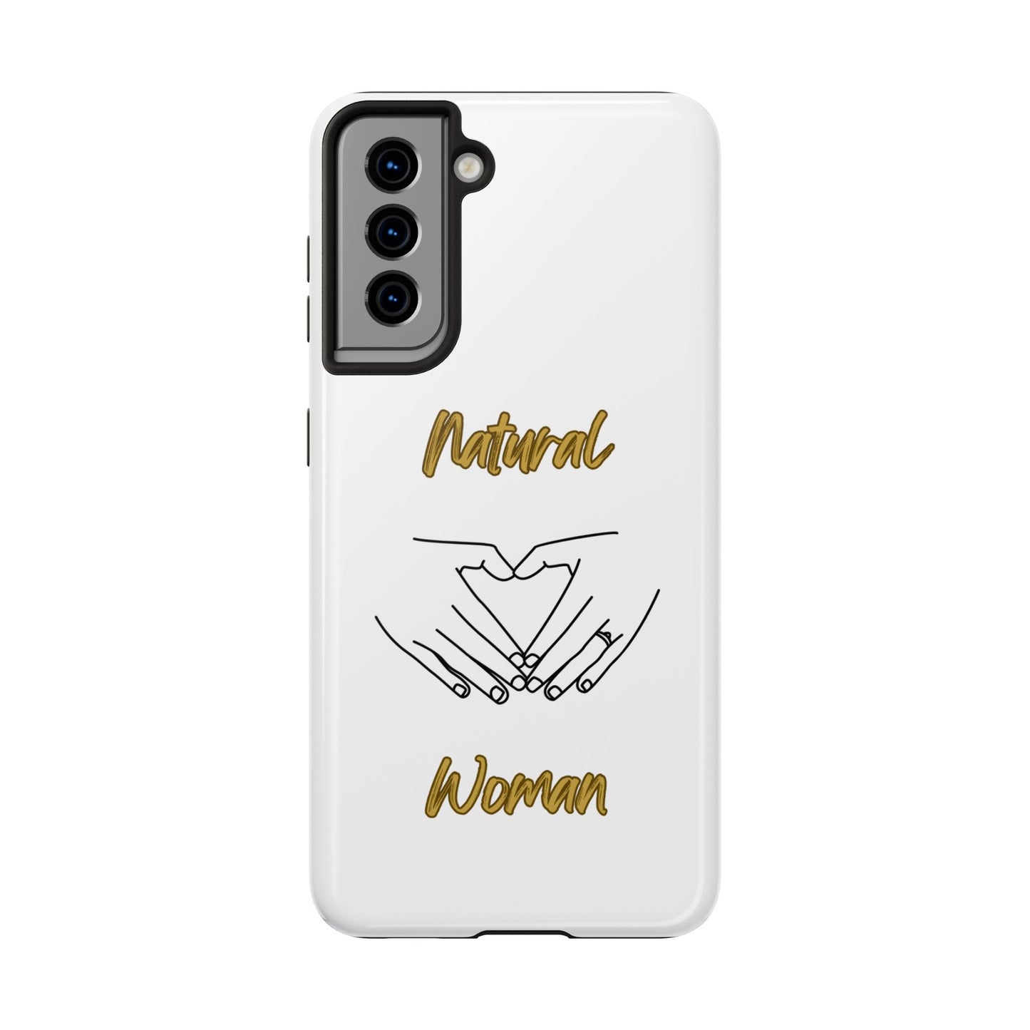 Natural Woman I Love You (BL)Tough Phone Cases WHITE