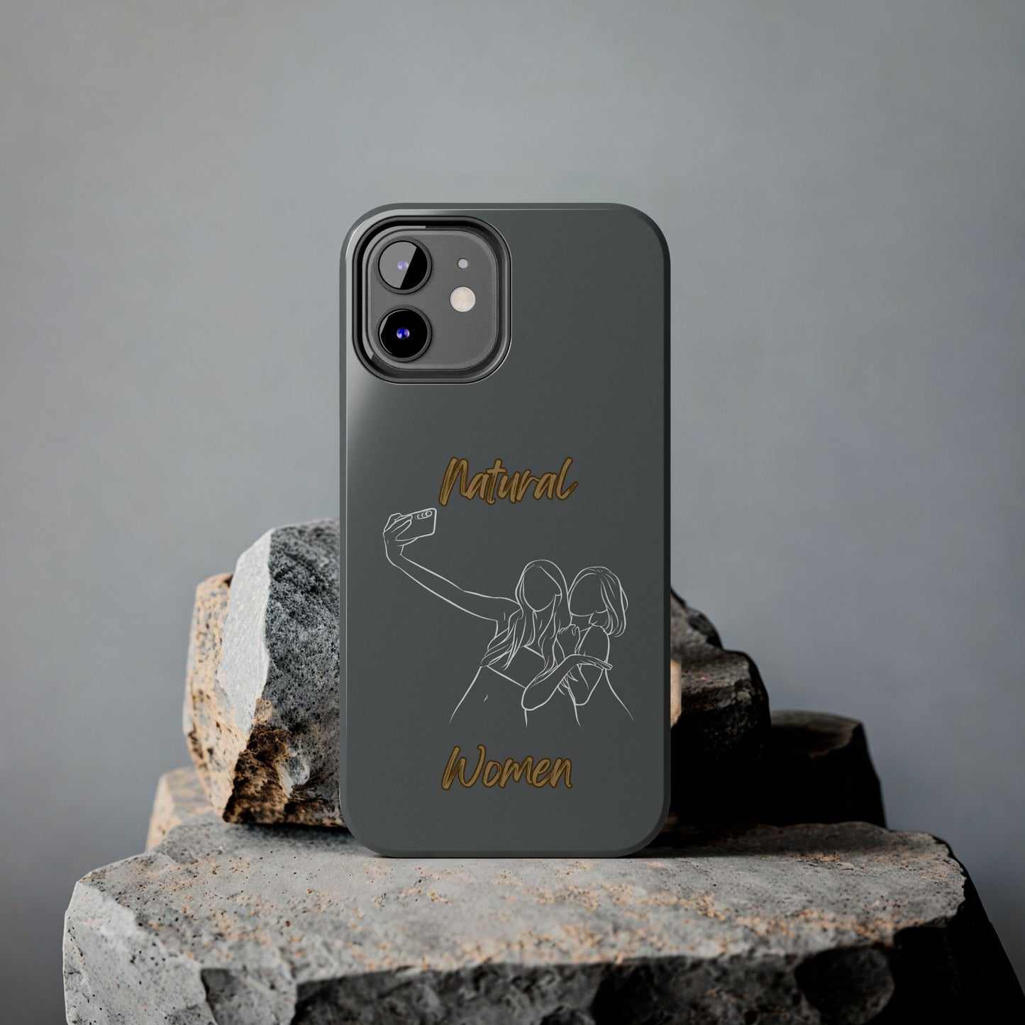 Natural Woman Friends Selfie (WL)Tough Phone Cases DARK GREY