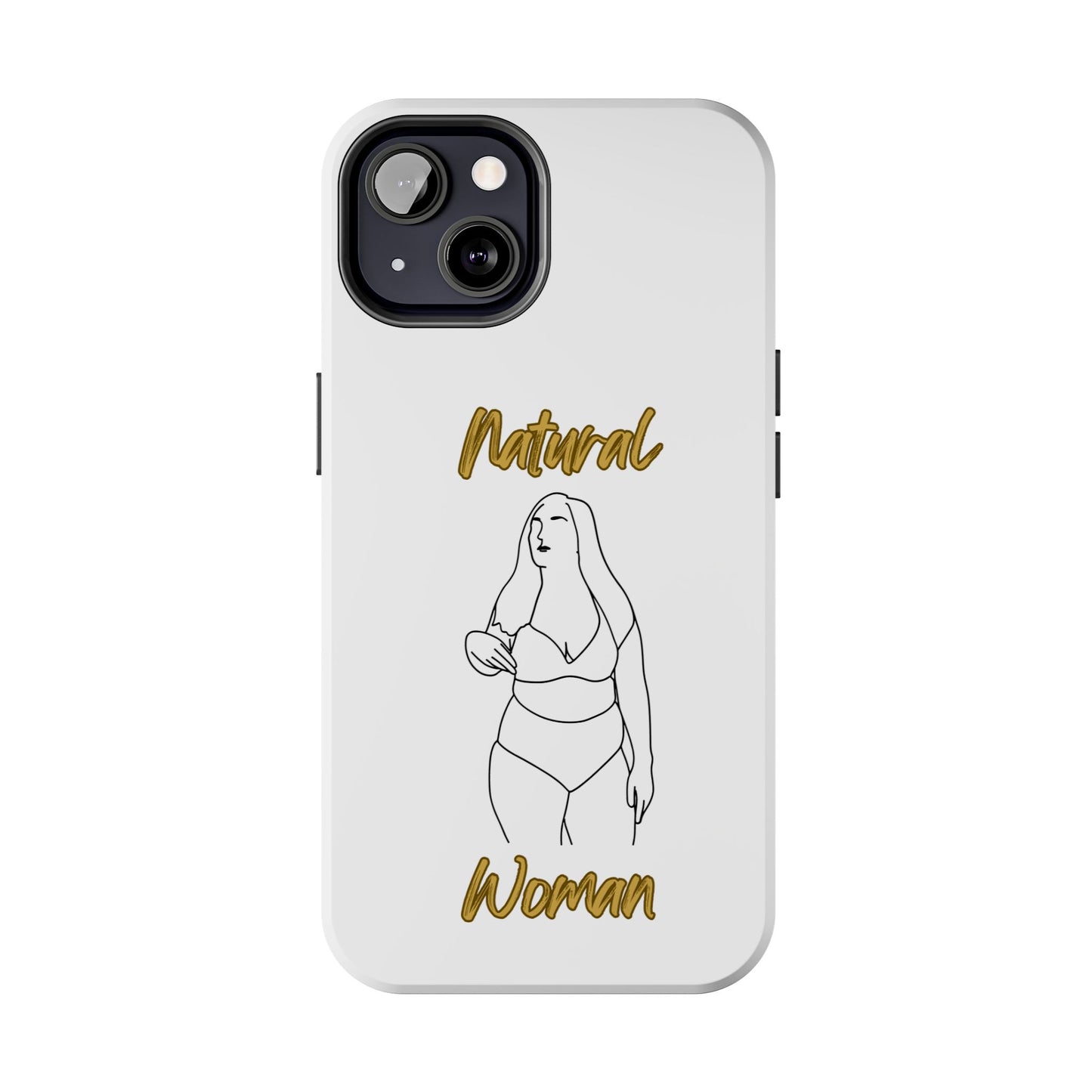 Natural Woman Full Beauty (BL)Tough Phone Cases WHITE