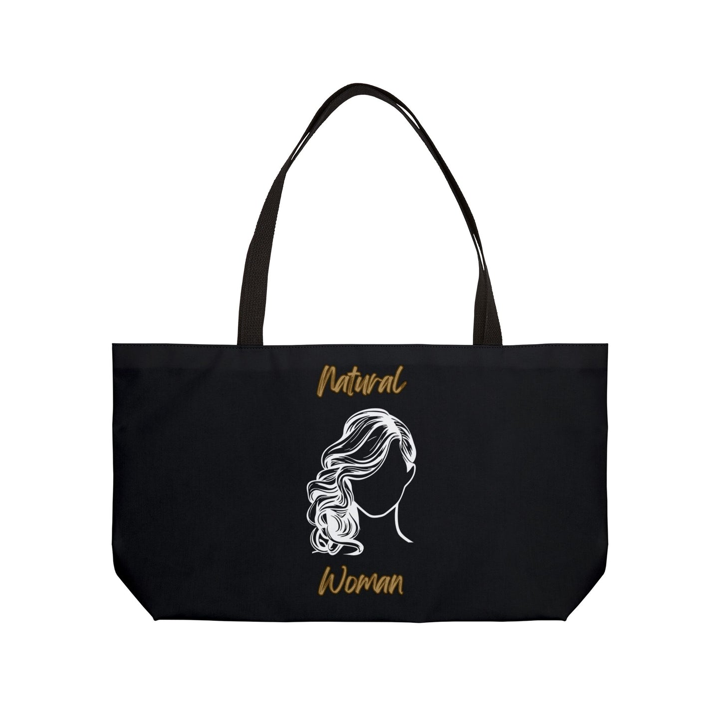 Natural Woman Long Curl (WL) Weekender Tote Bag BLACK