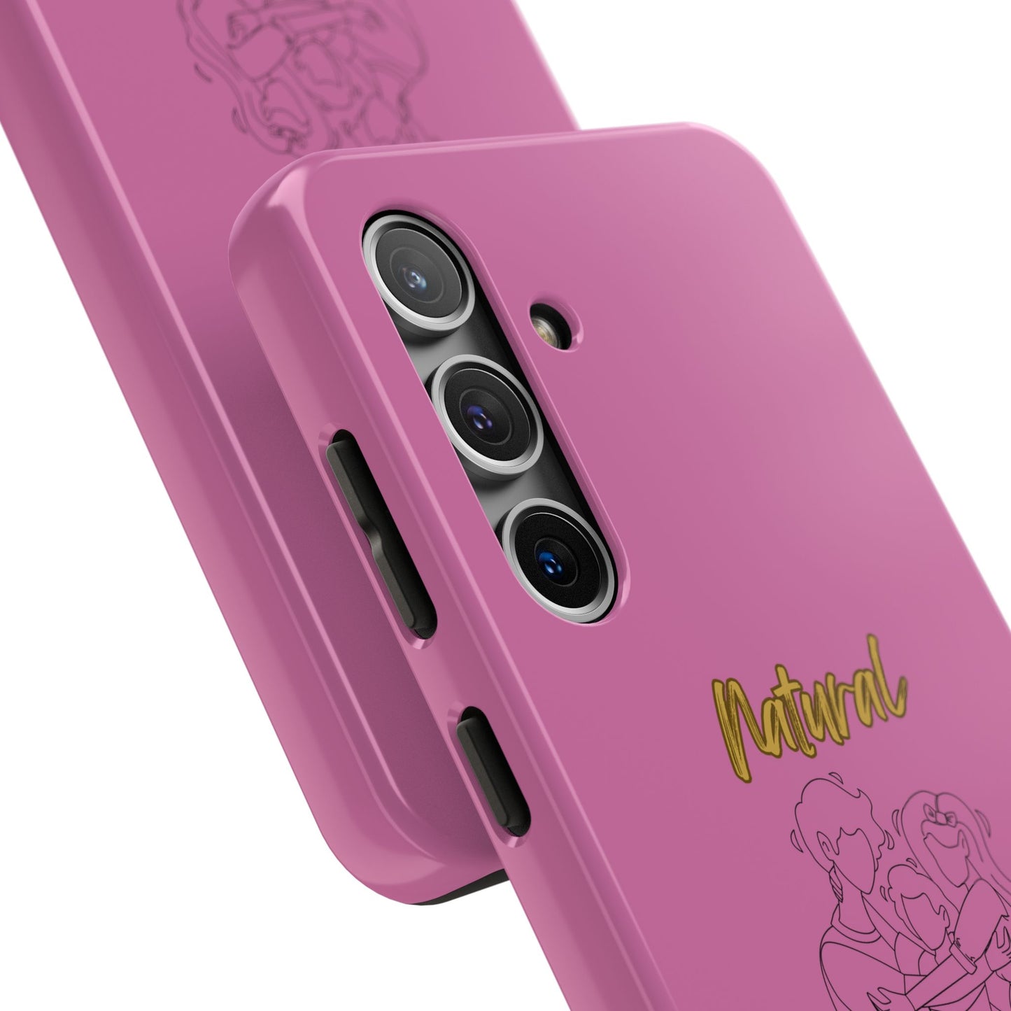 Natural Woman Bear Hugs (BL) Tough Phone Cases LIGHT PINK