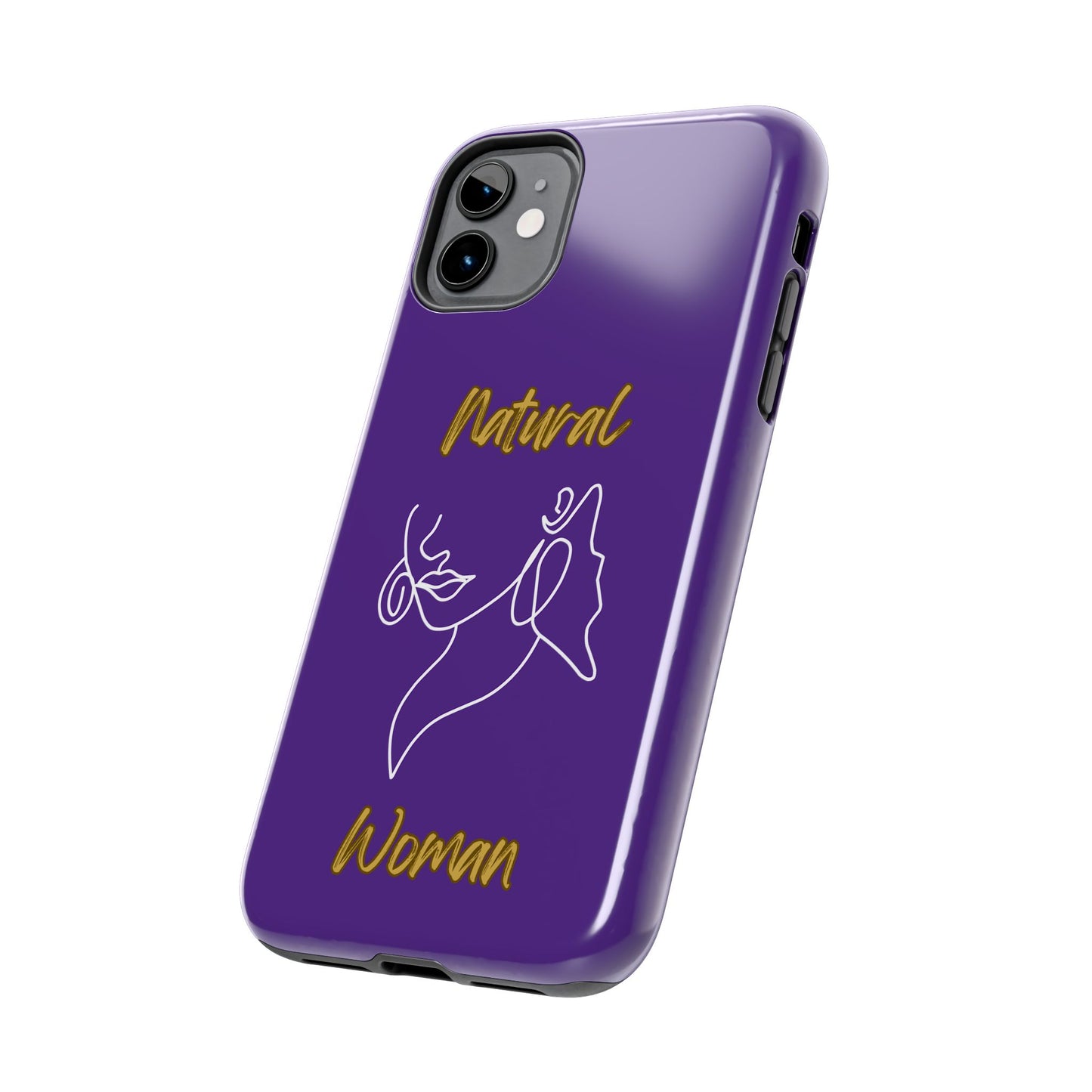 Natural Woman Lips (WL)Tough Phone Cases PURPLE