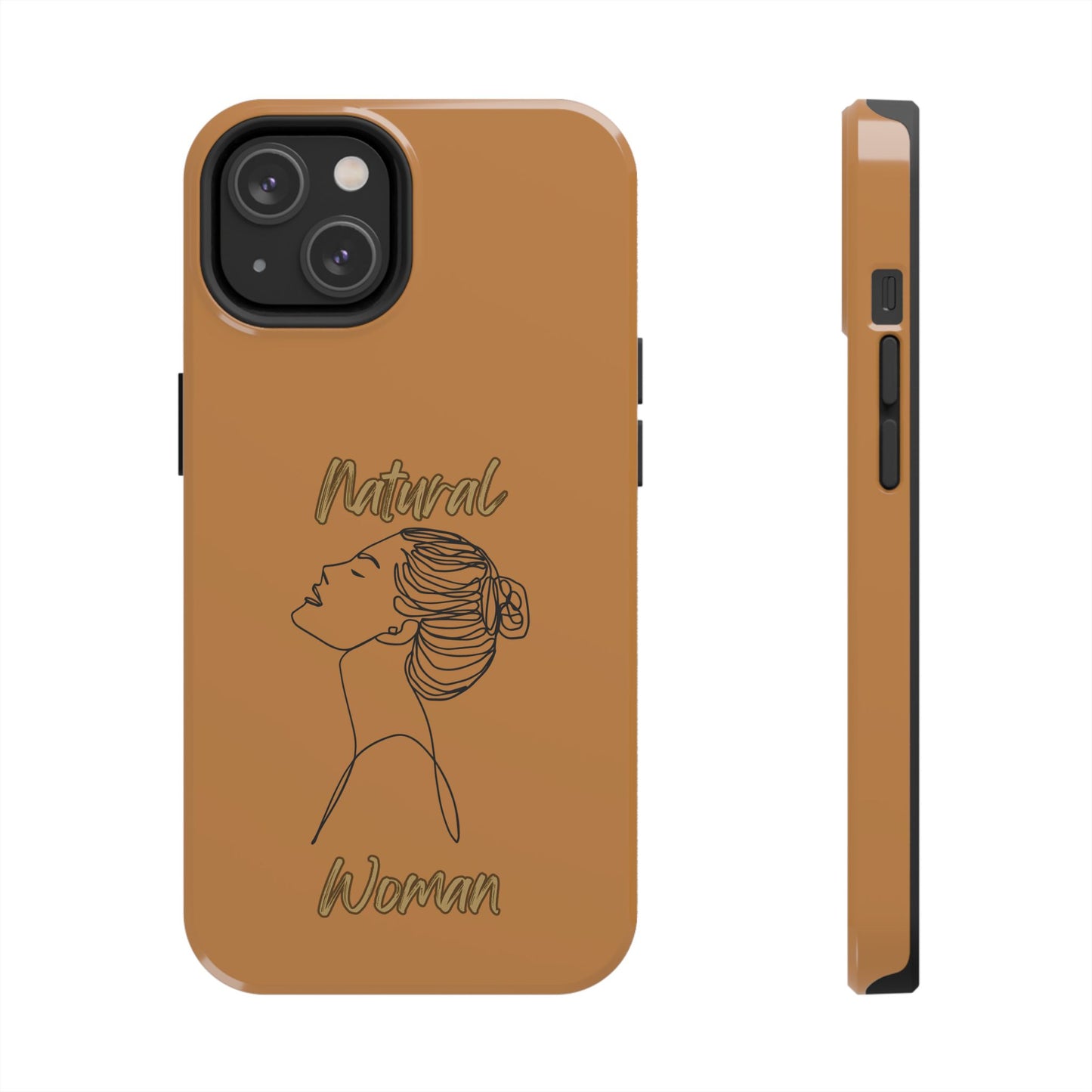 Natural Woman Wet Bun (BL) Tough Phone Cases LIGHT BROWN