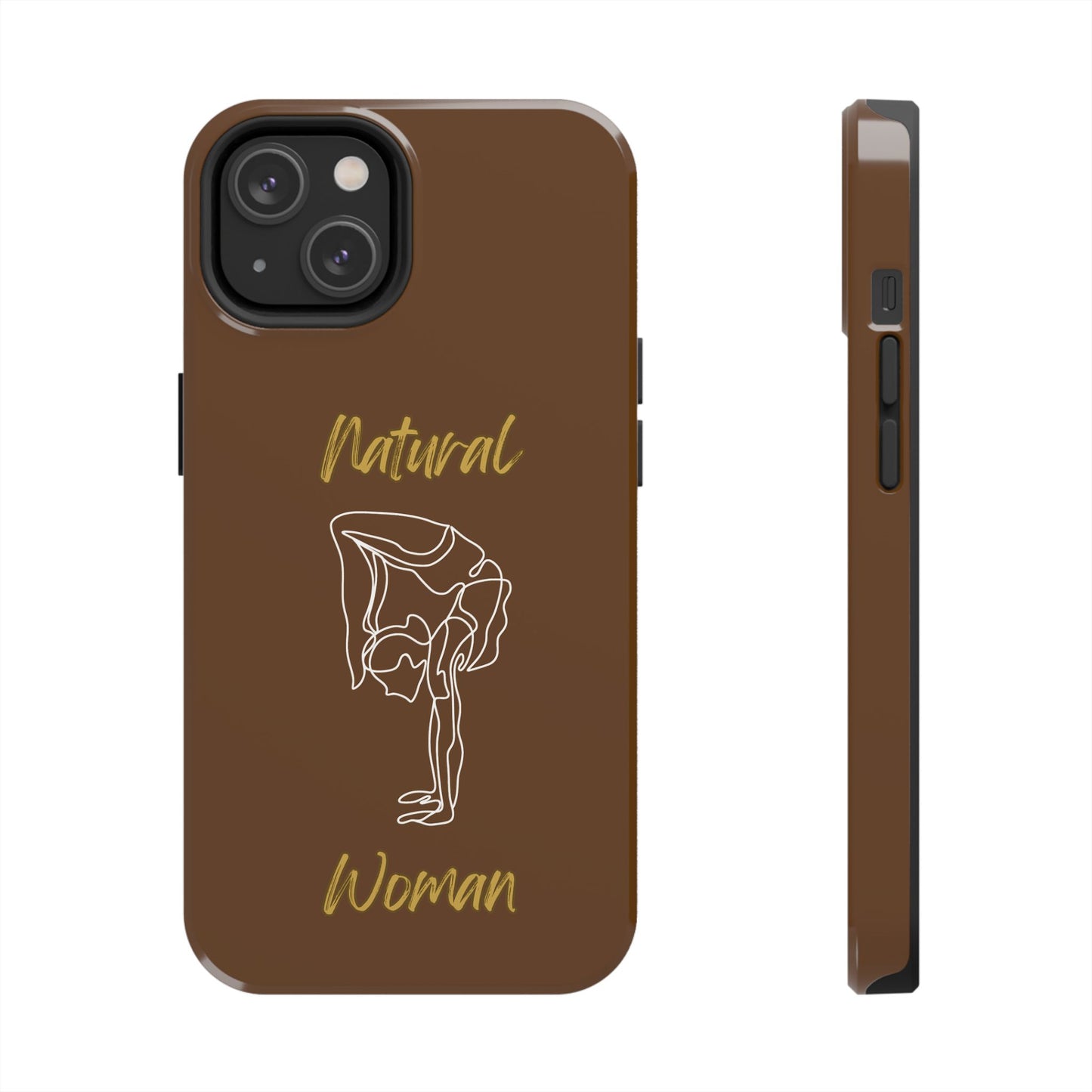 Natural Woman Flexible (WL)Tough Phone Cases BROWN