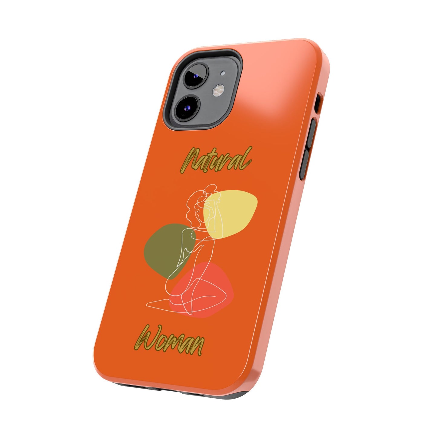 Natural Woman Colorful Pose (WL)Tough Phone Cases ORANGE