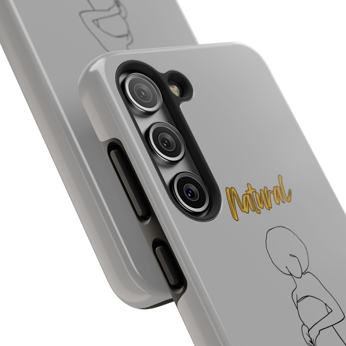 Natural Woman Sho Nuff (BL)Tough Phone Cases LIGHT GREY