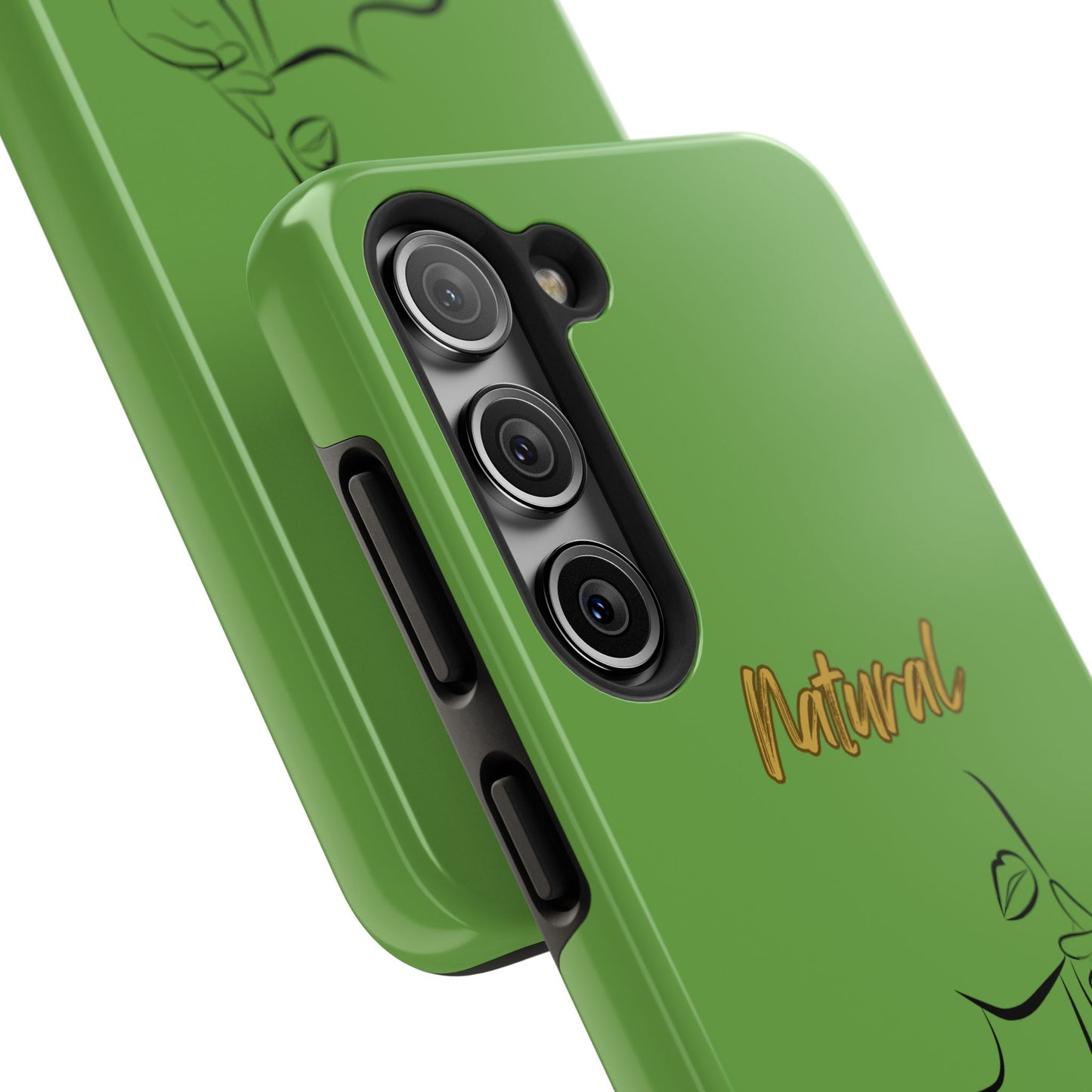 Natural Woman Chin Up (BL)Tough Phone Cases GREEN